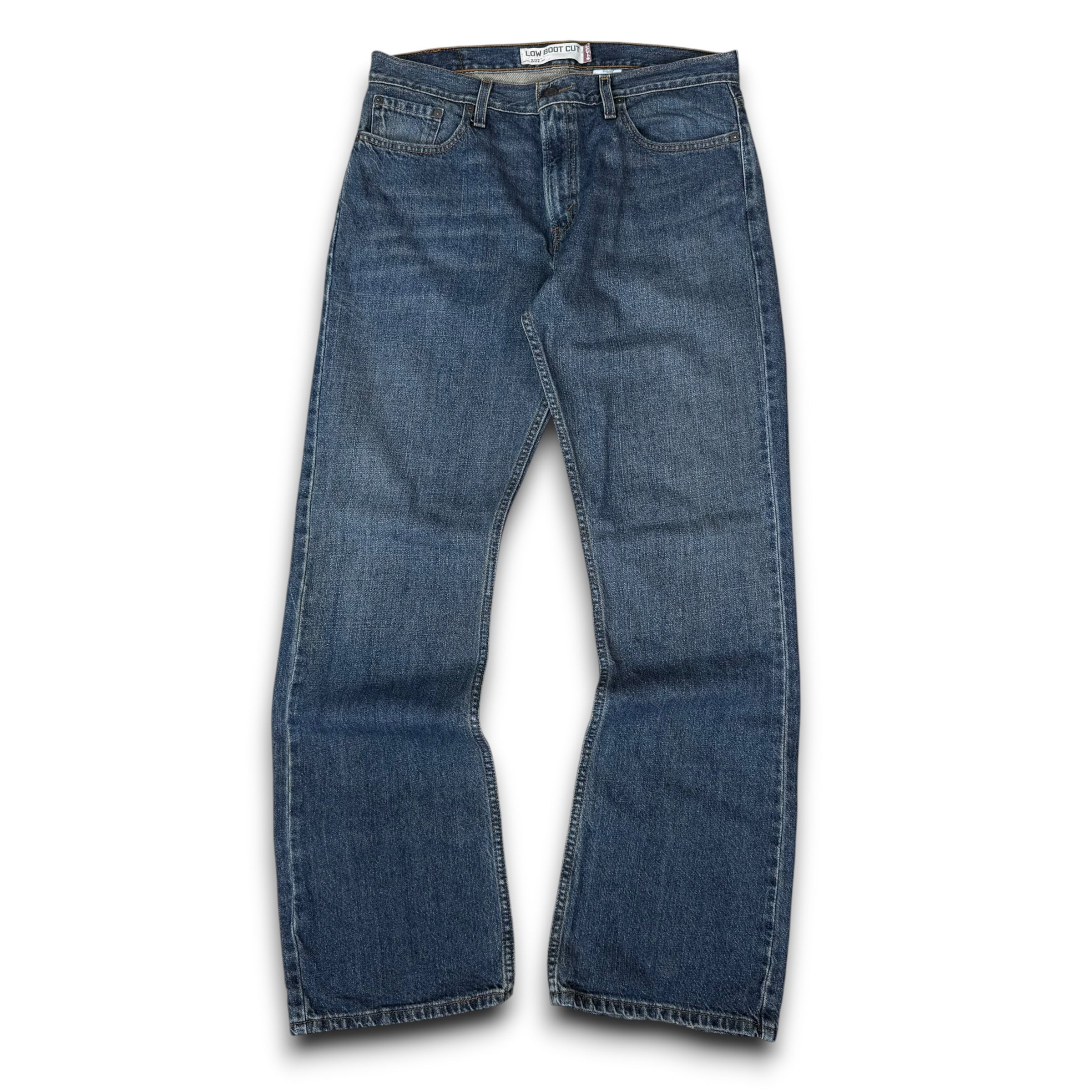 Levi's 527 2000's dark low bootcut denim jeans (M)