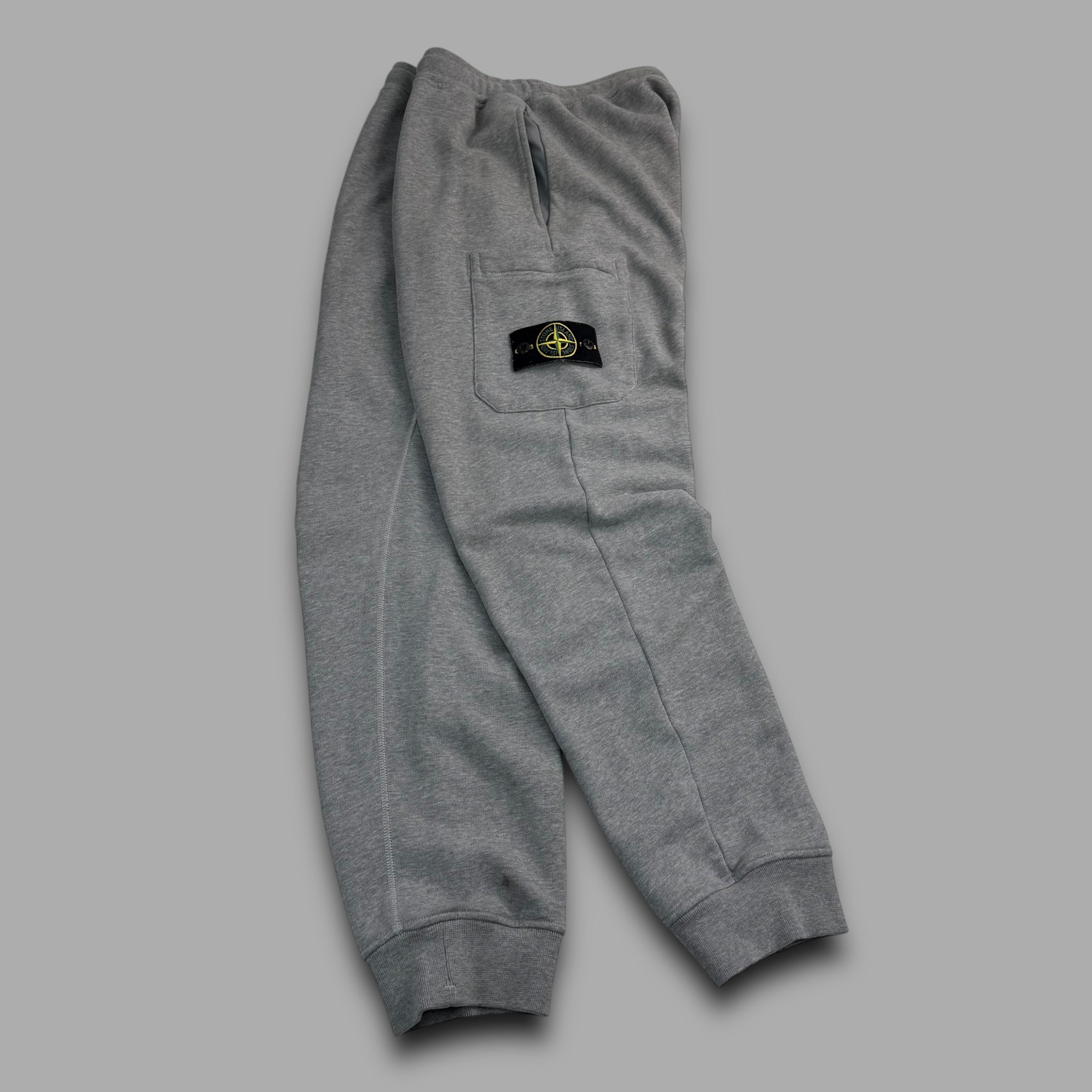 Stone island straight leg grey joggers (S)