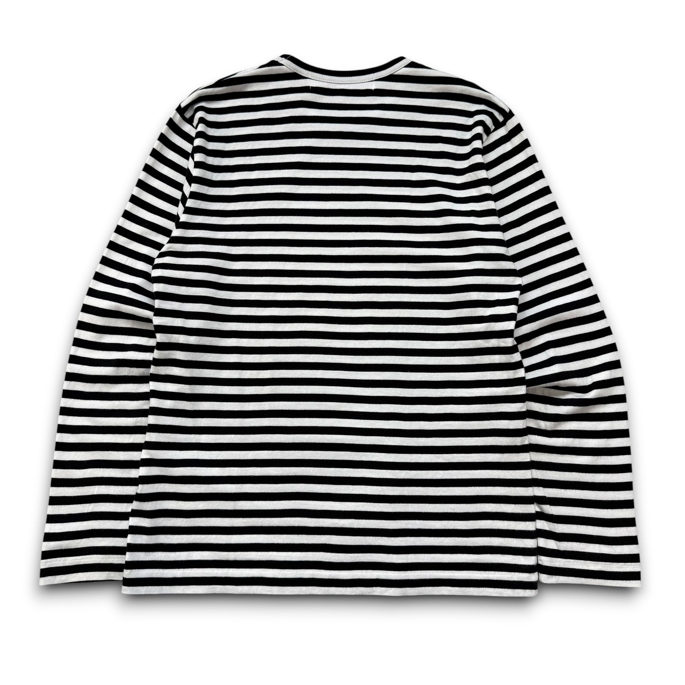 Comme des garçons 2000's horizontal stripe play long sleeve (S)