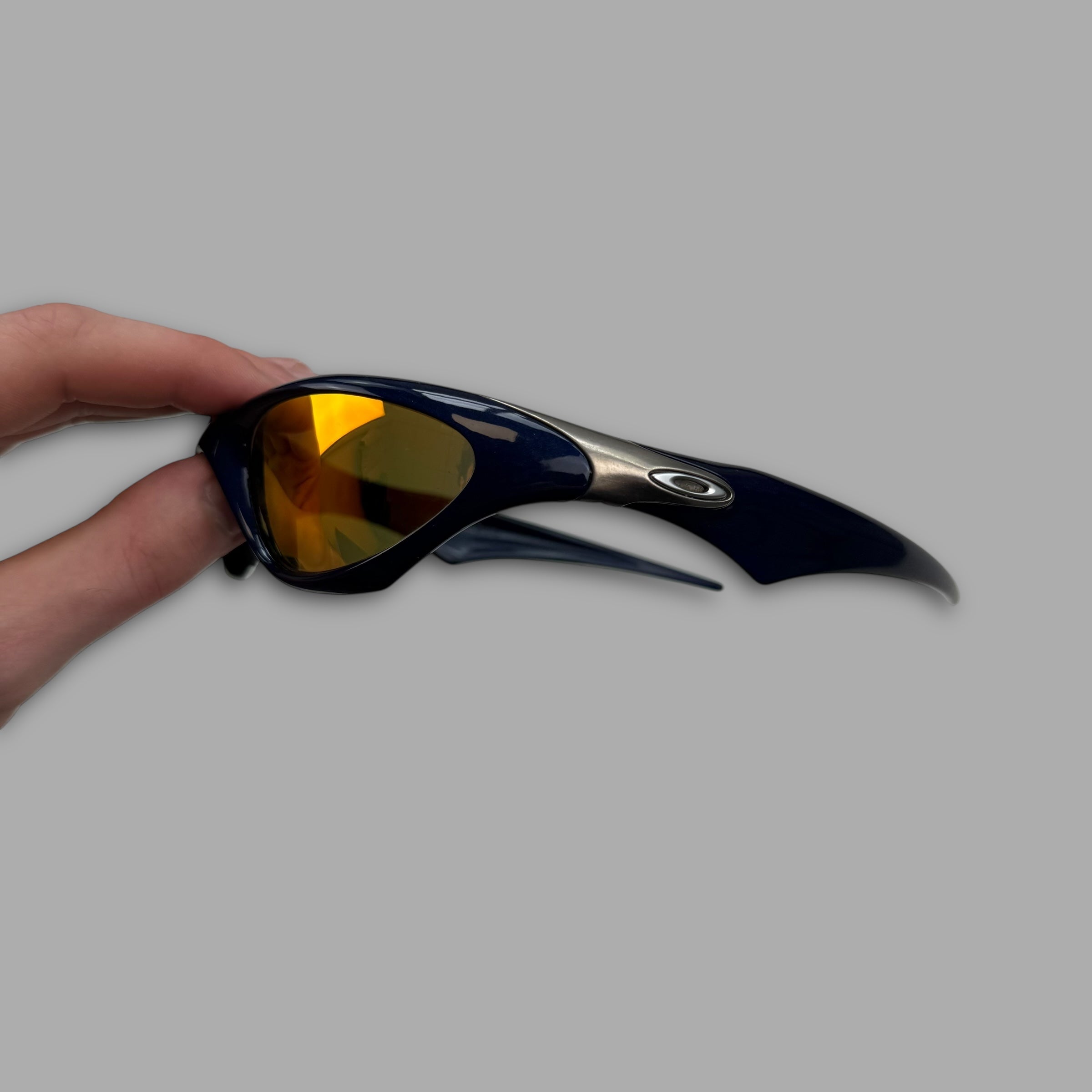 Oakley Scar blue frame with iridium lenses (OS)