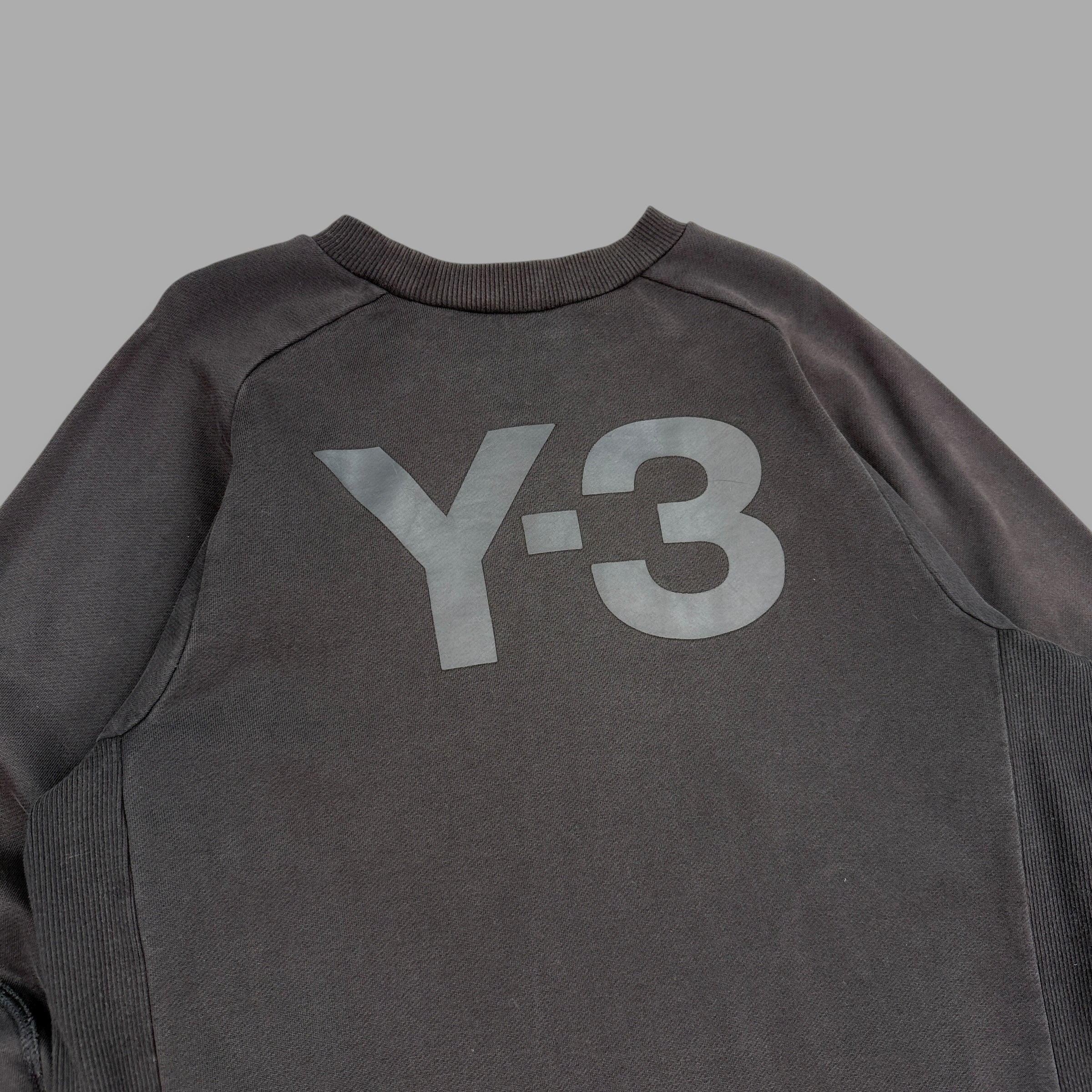 Yohji Yamamoto 2016 panelled pullover graphic Y3 sweatshirt (M)