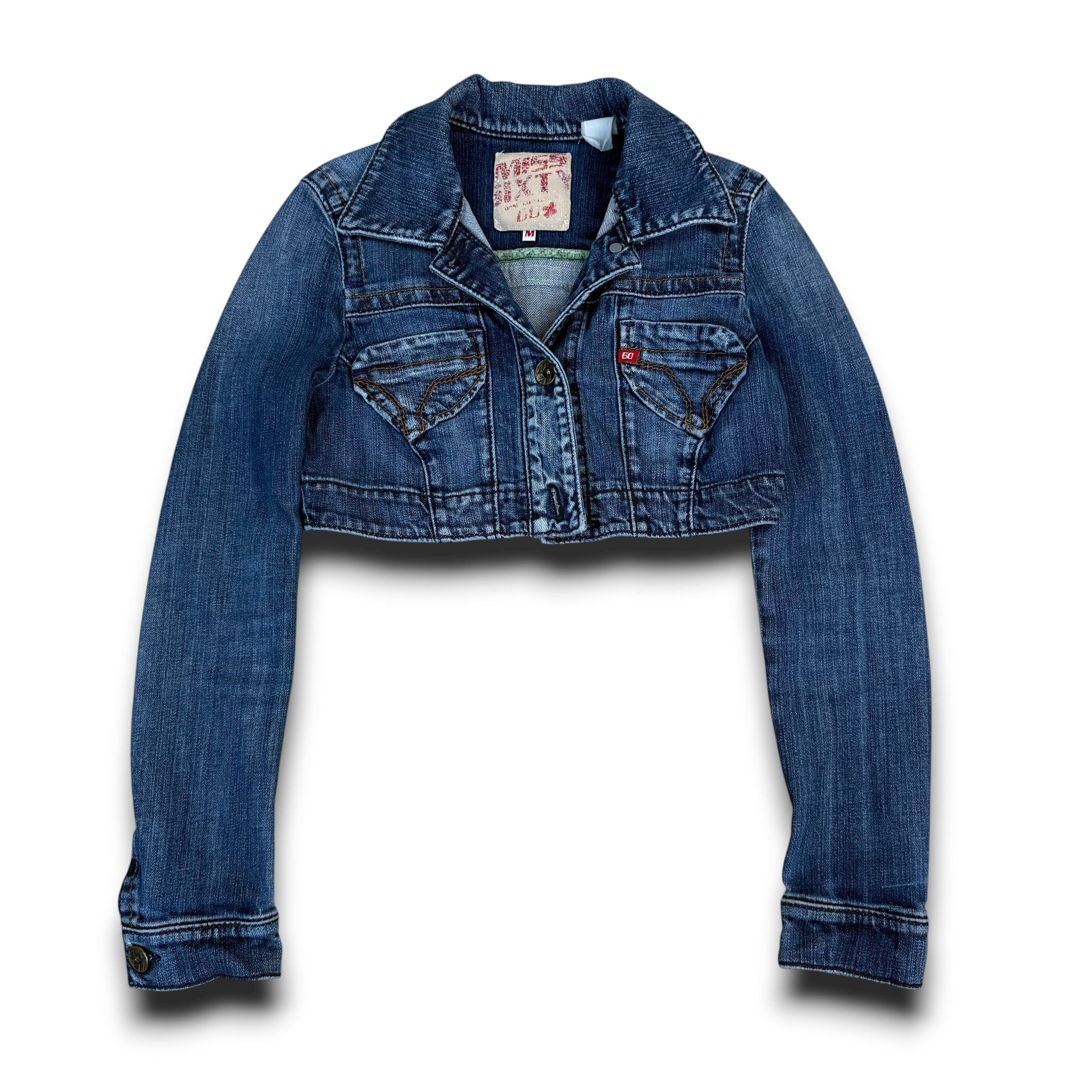 Miss sixty 2000's cropped denim jacket (XS) wms