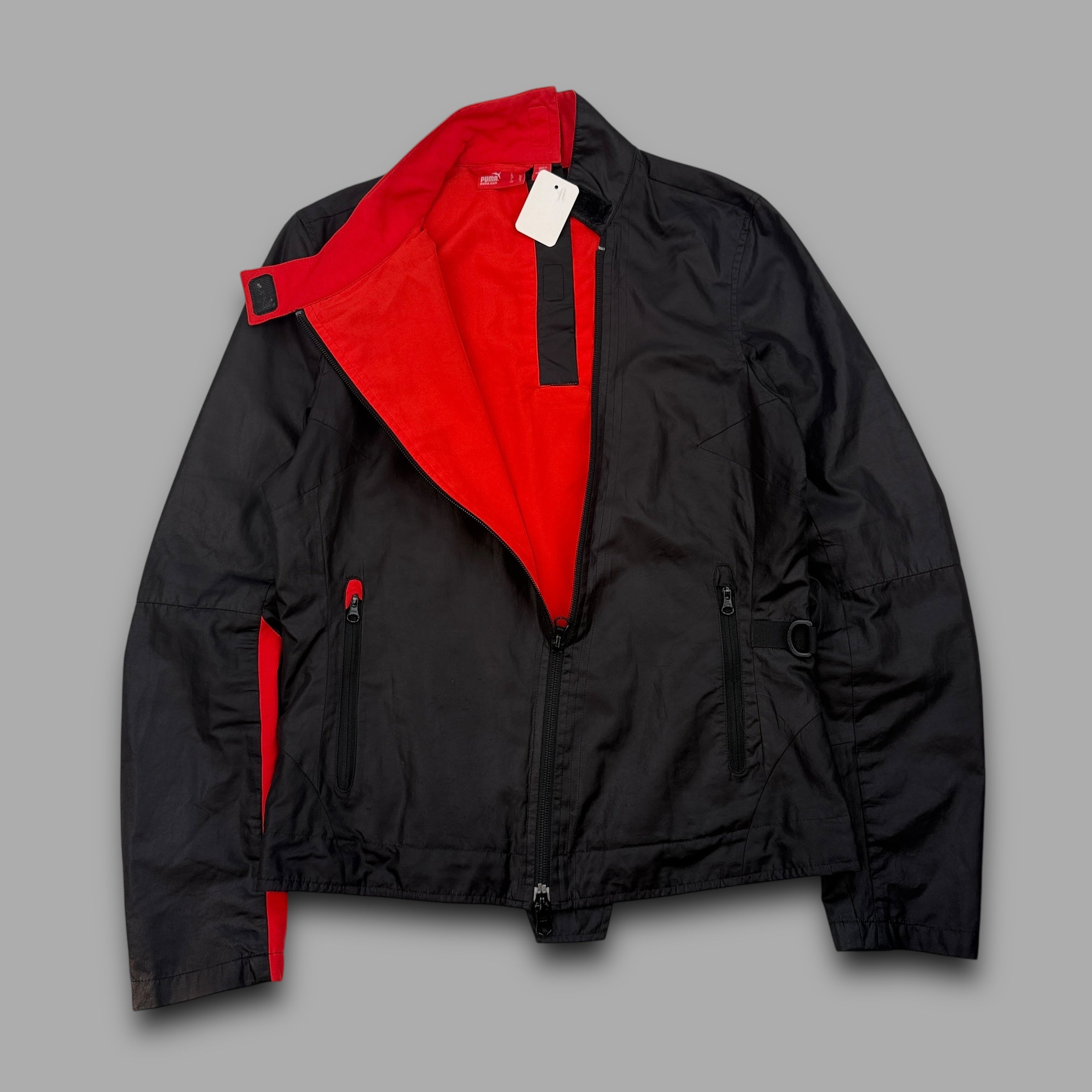 Puma 2000's technical asymmetrical zip track jacket (XS)