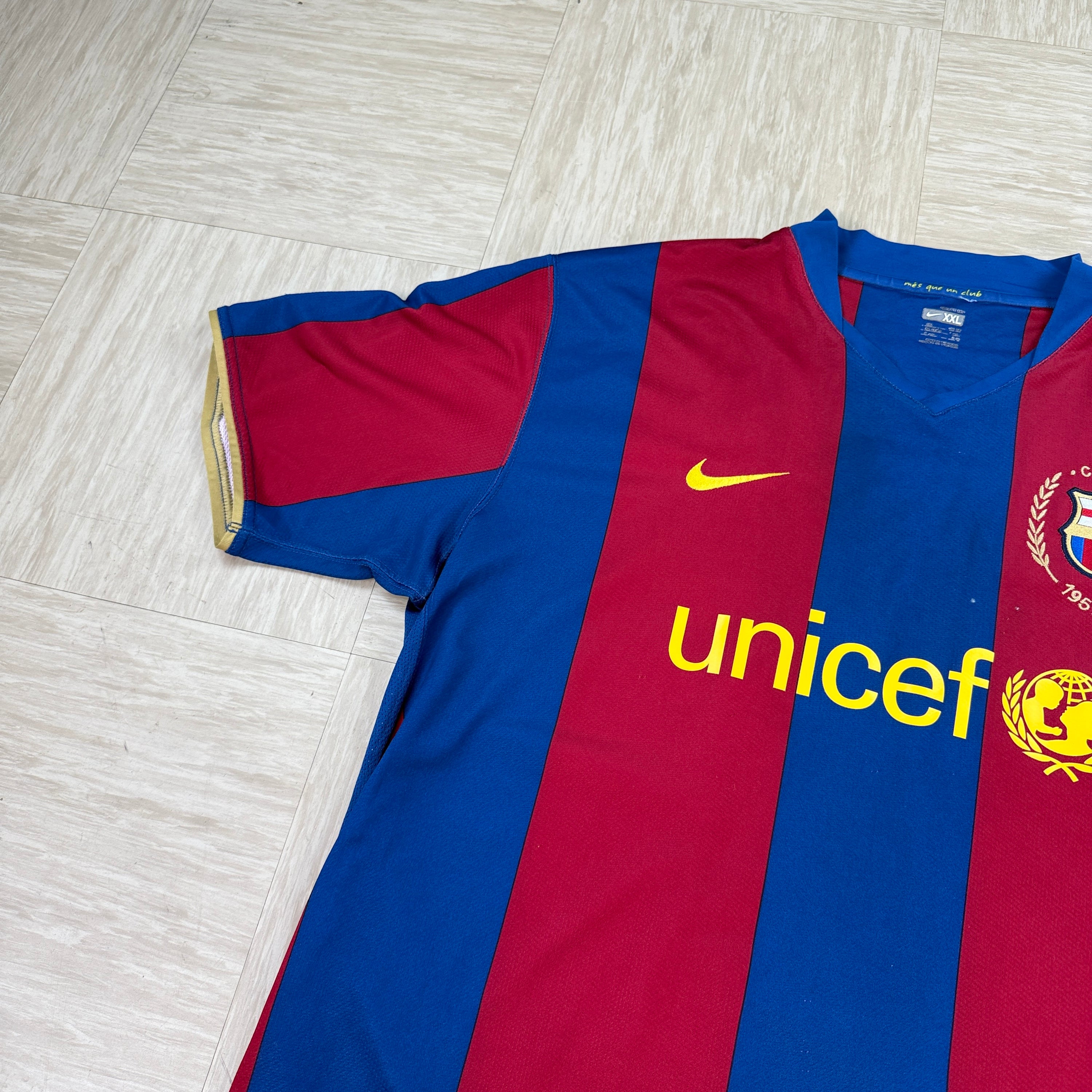Nike FC Barcelona 2007-2008 50th anniversary home shirt (XXL)