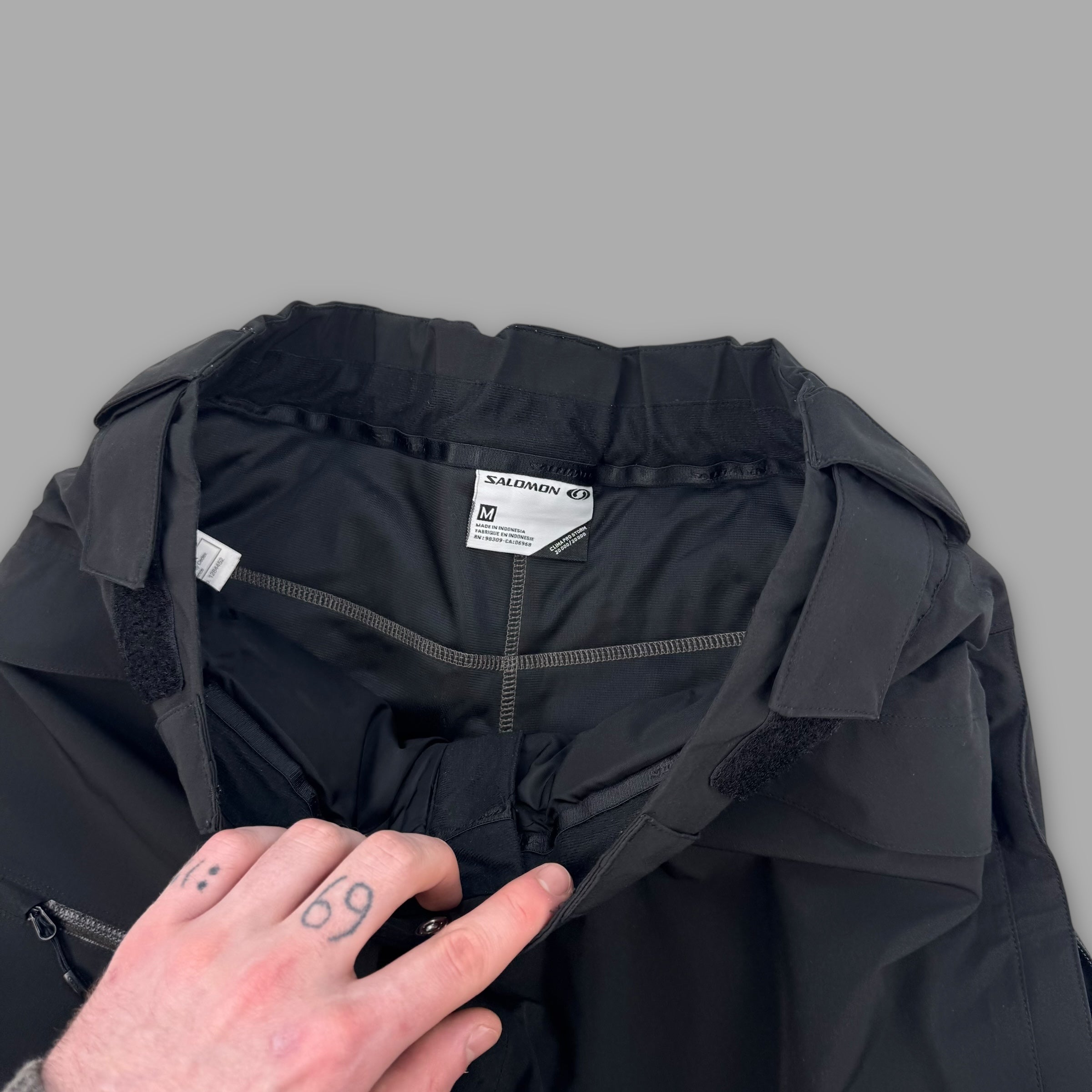 Salomon 2012 technical vented clima pro storm ski sallopettes (M)