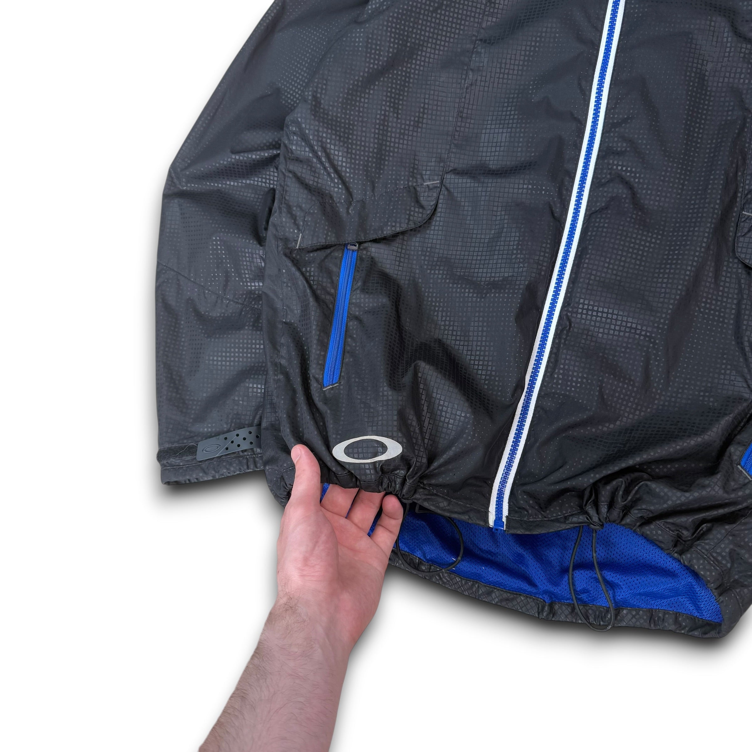 Oakley 2013 technical monogram zip up softshell windbreaker (M)
