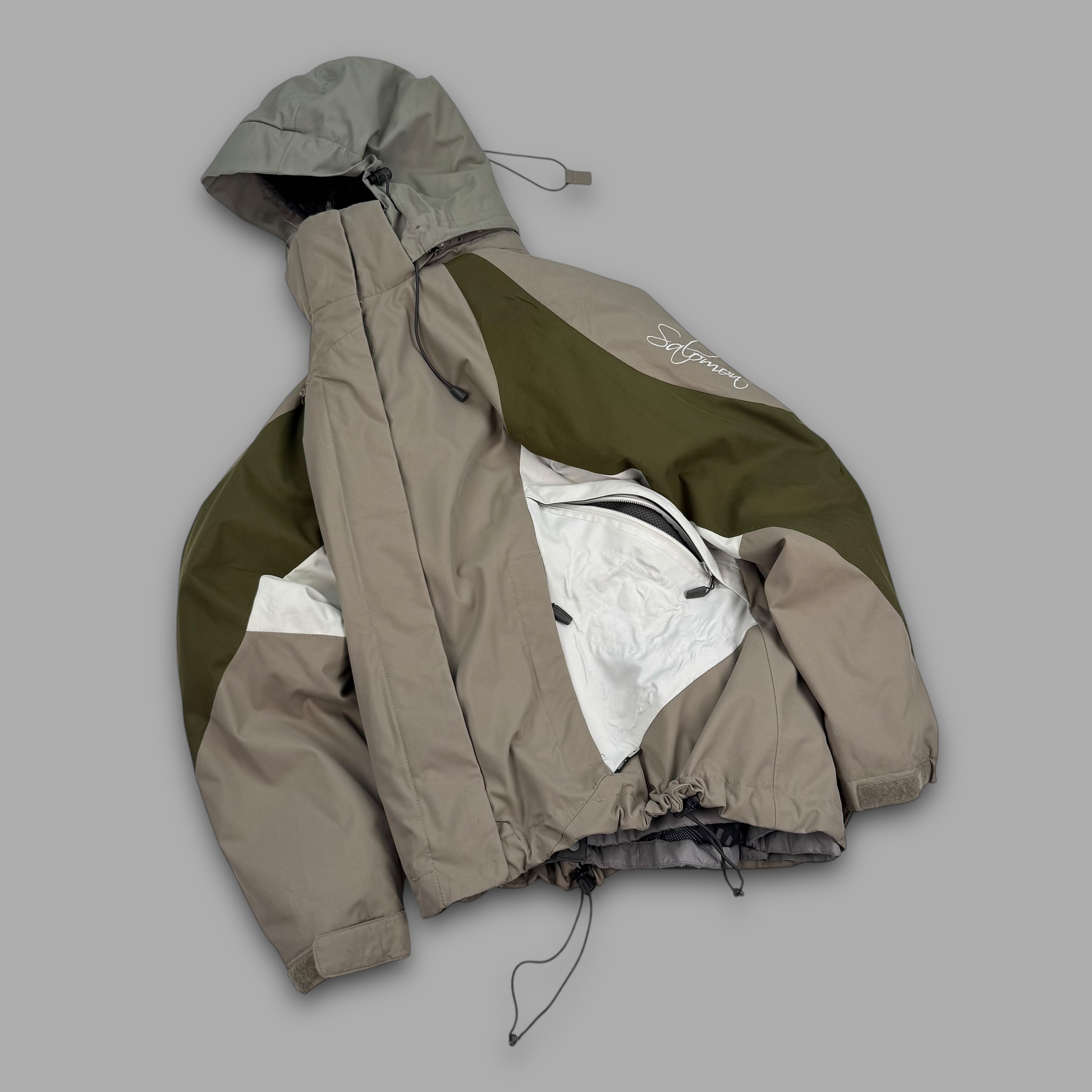 Salomon 2006 technical panelled clima pro softshell ski jacket (M) wms