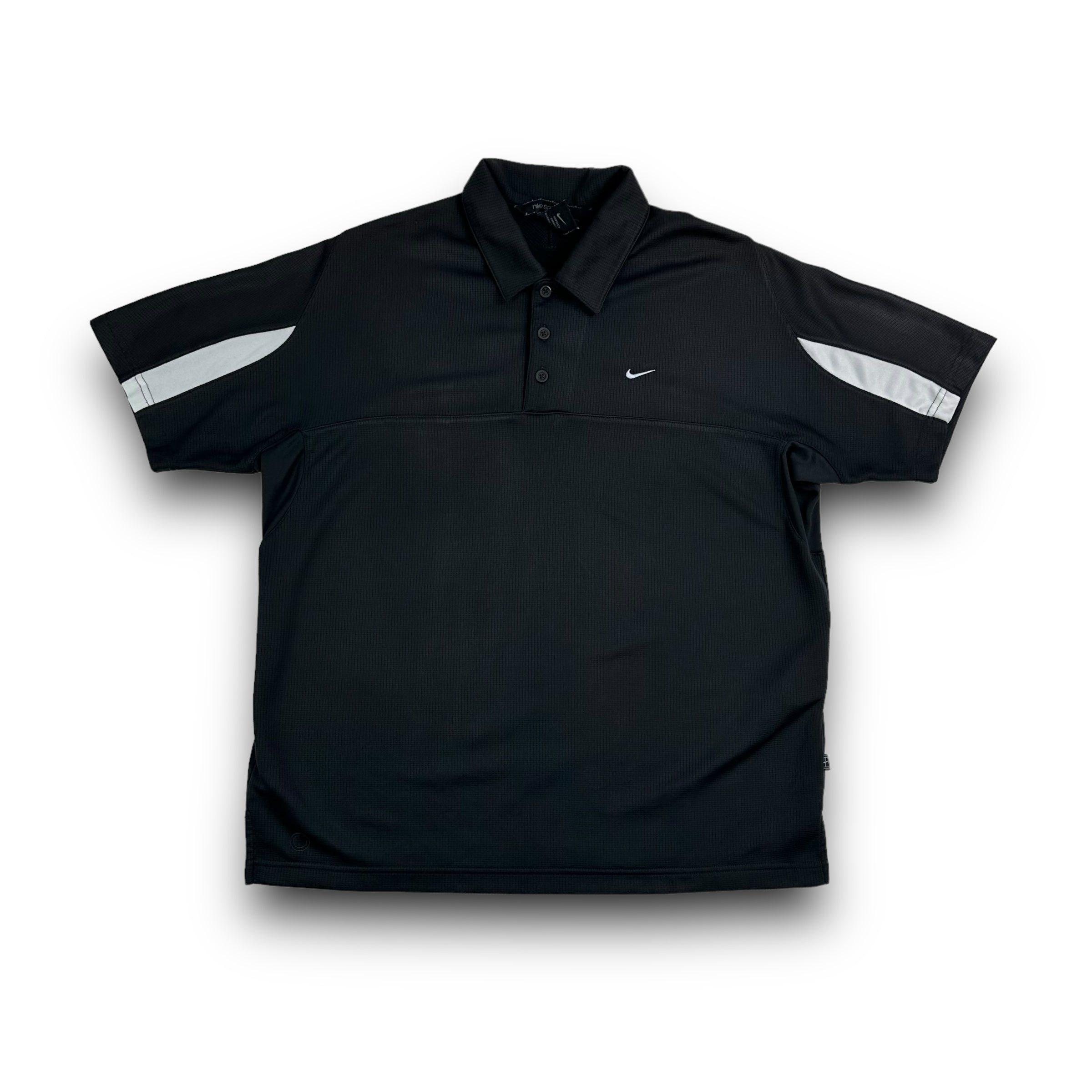 Nike sphere 2000's technical button up polo shirt (L)