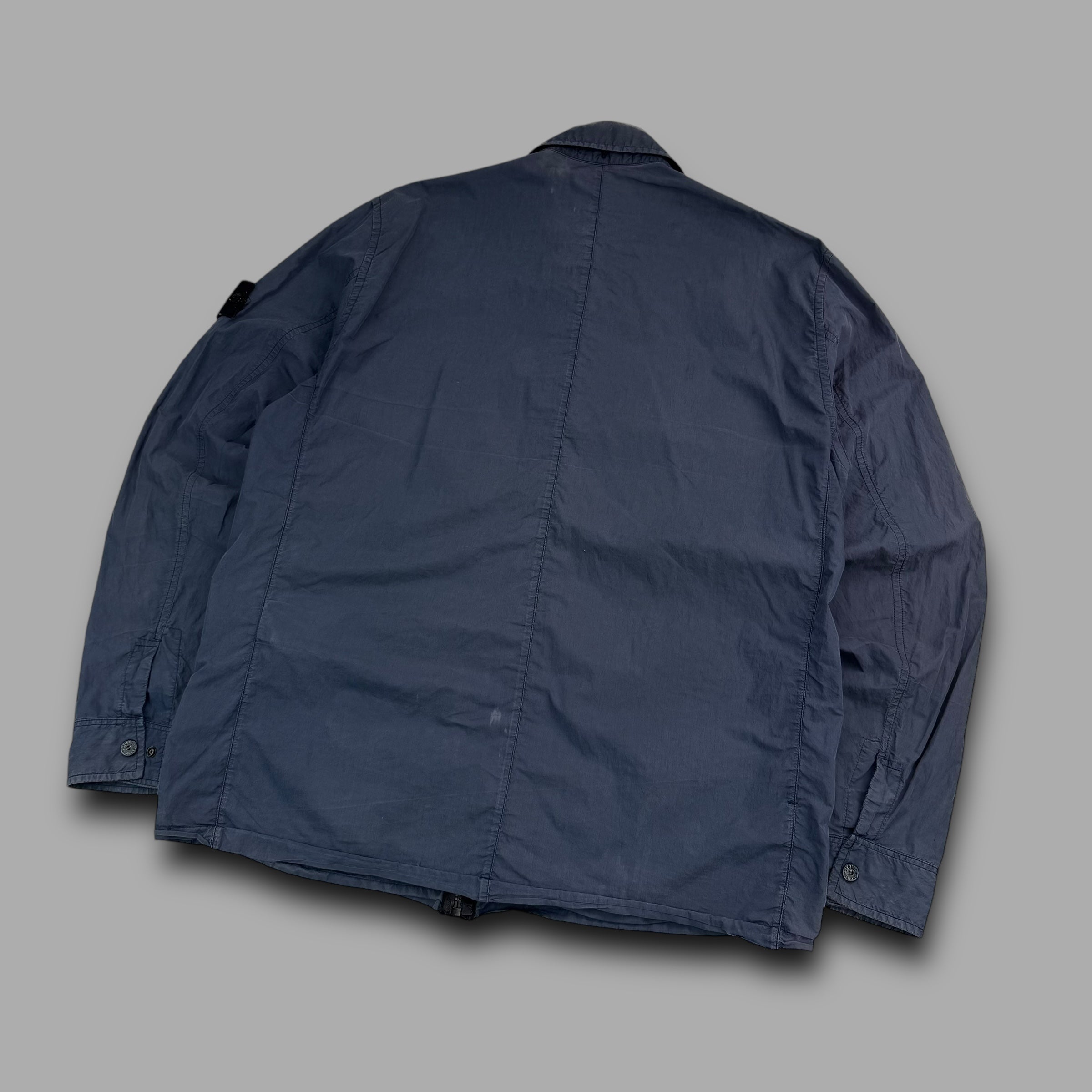 Stone island zip up overshirt (XXL)