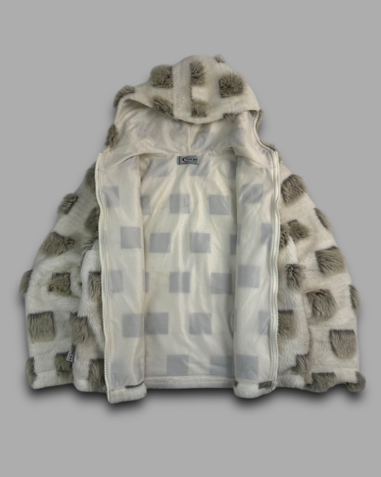 Tog24 technical 1990's modacrlic full-zip jacket (S)