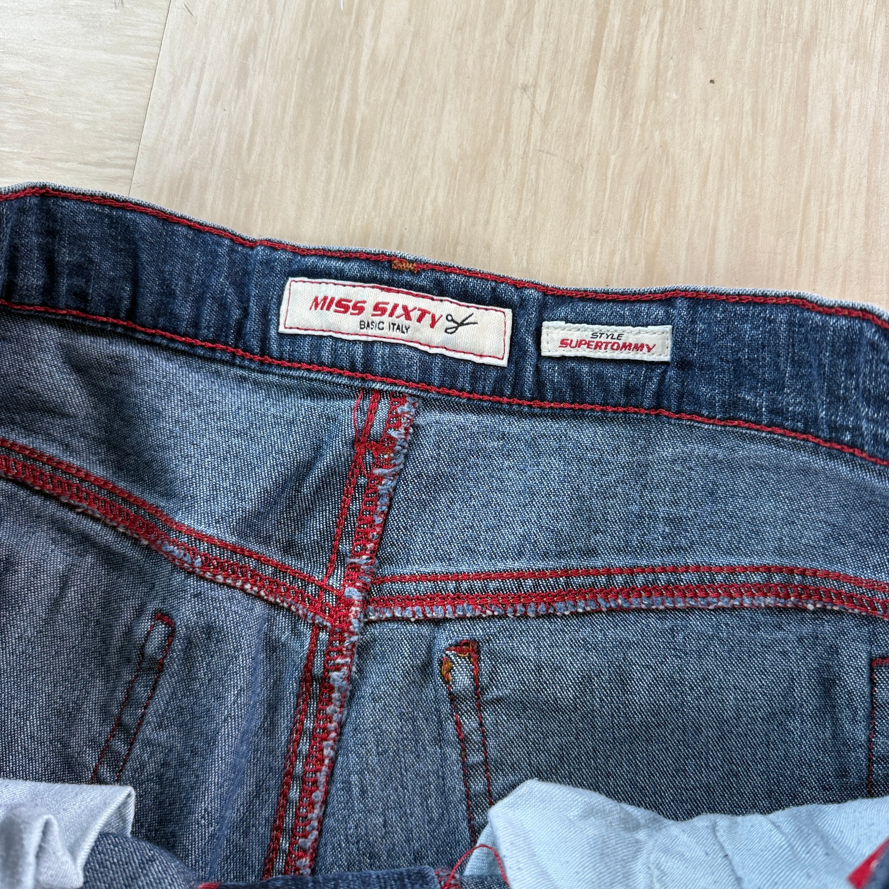 Miss sixty 2000's super tommy denim straight leg jeans (M)