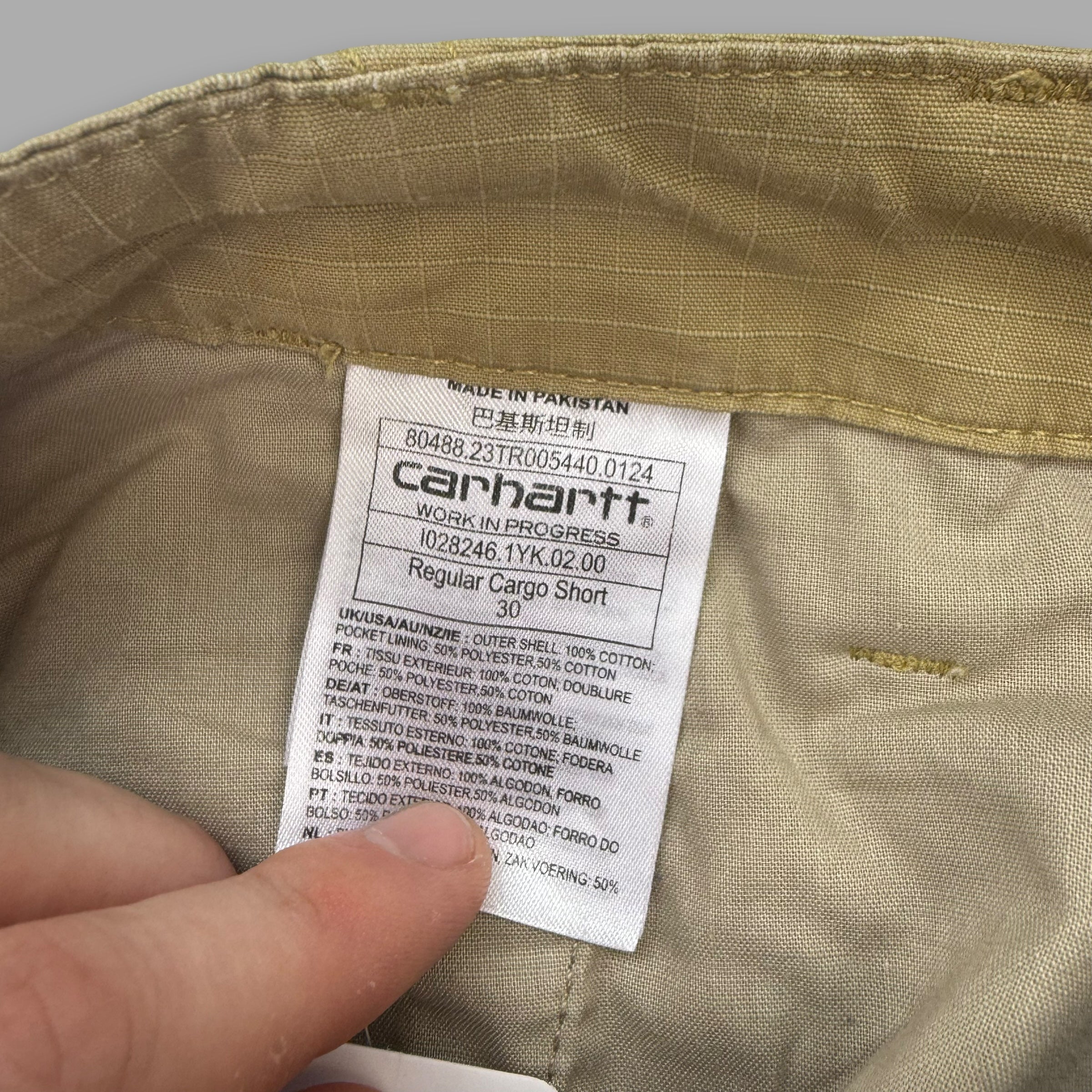Carhartt 2000's baggy wide leg cargo shorts (S)