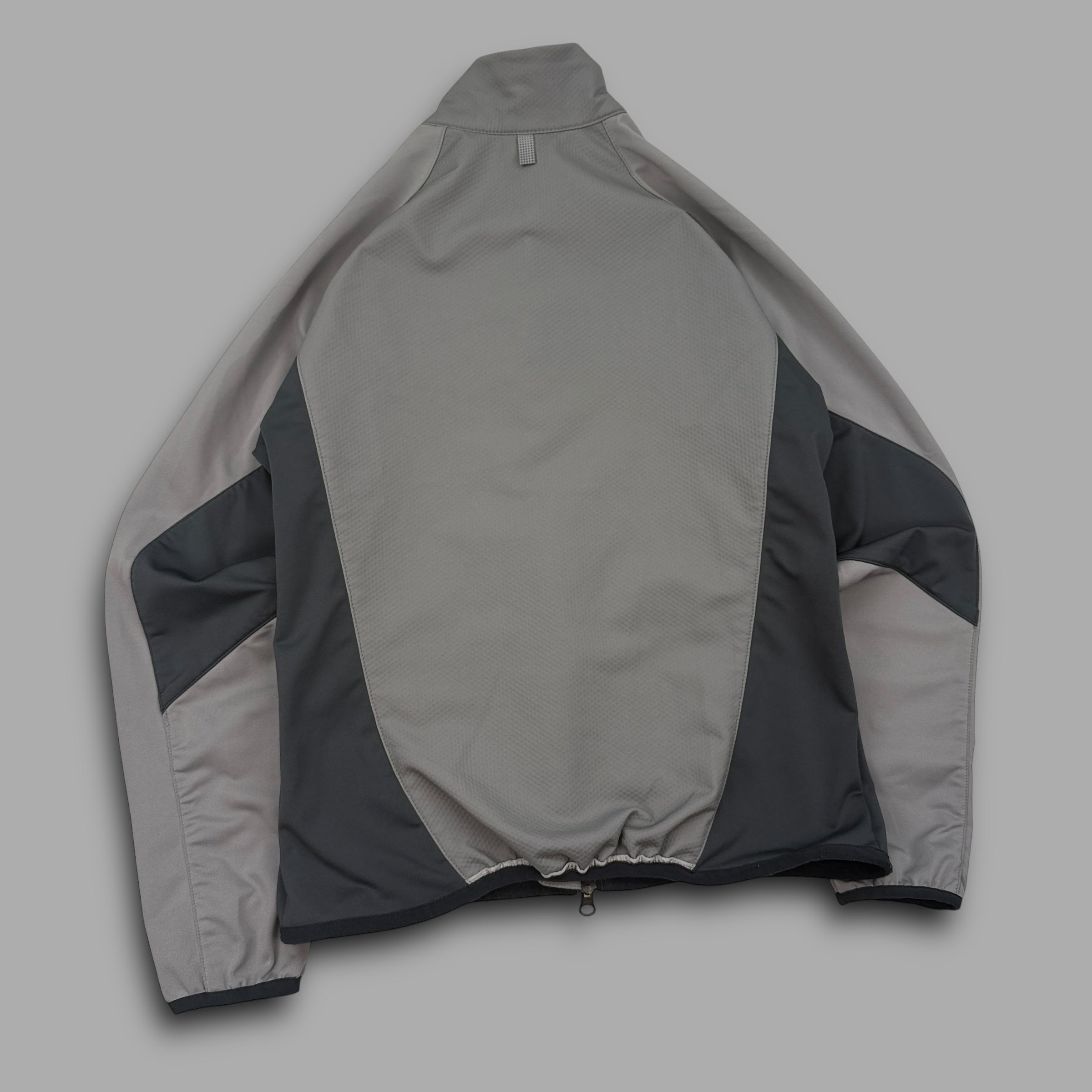 Nike sphere 2000's technical panelled zip-up softshell track jacket (XS)