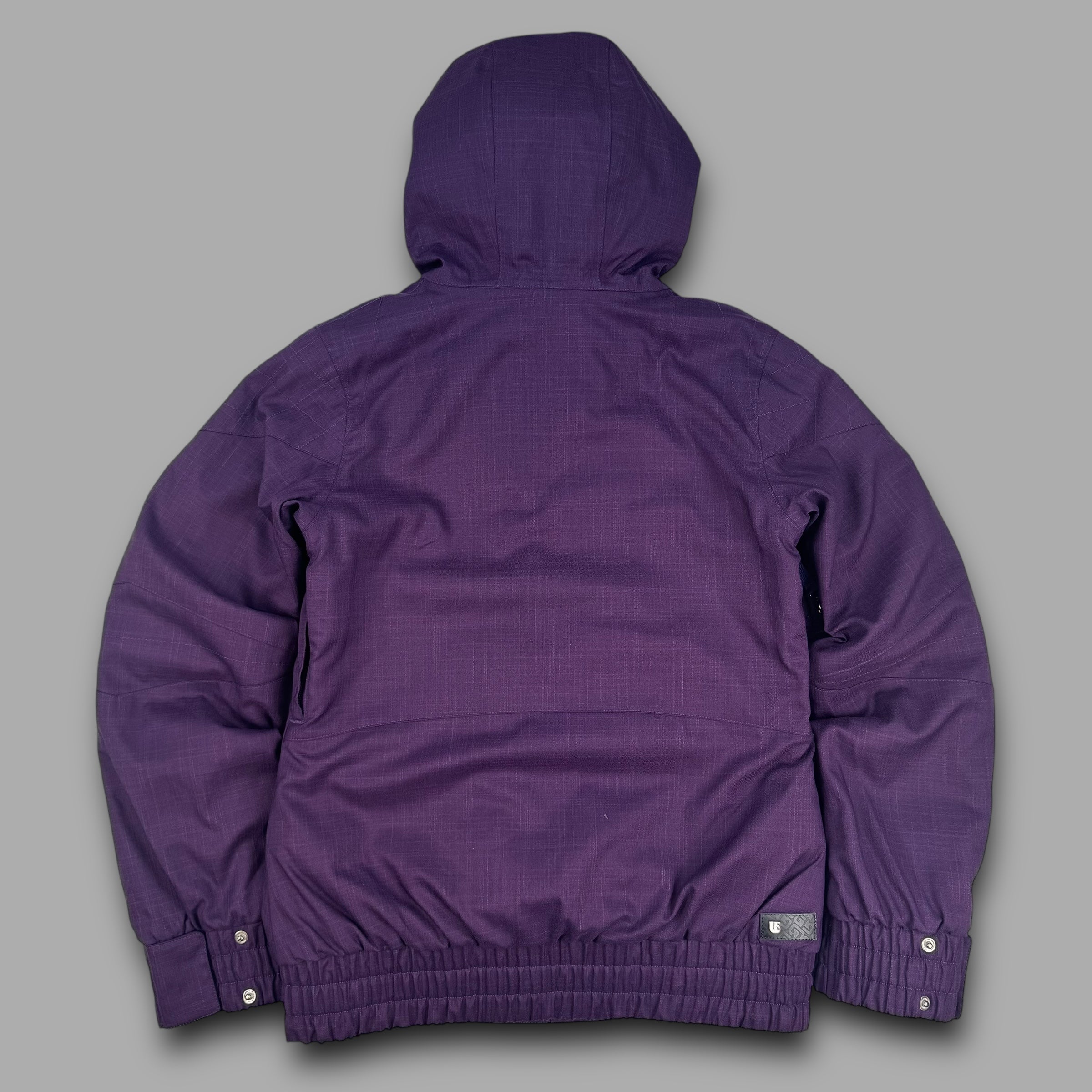 Burton 2000's technical multi-pocket fur hood softshell ski jacket (L) wms