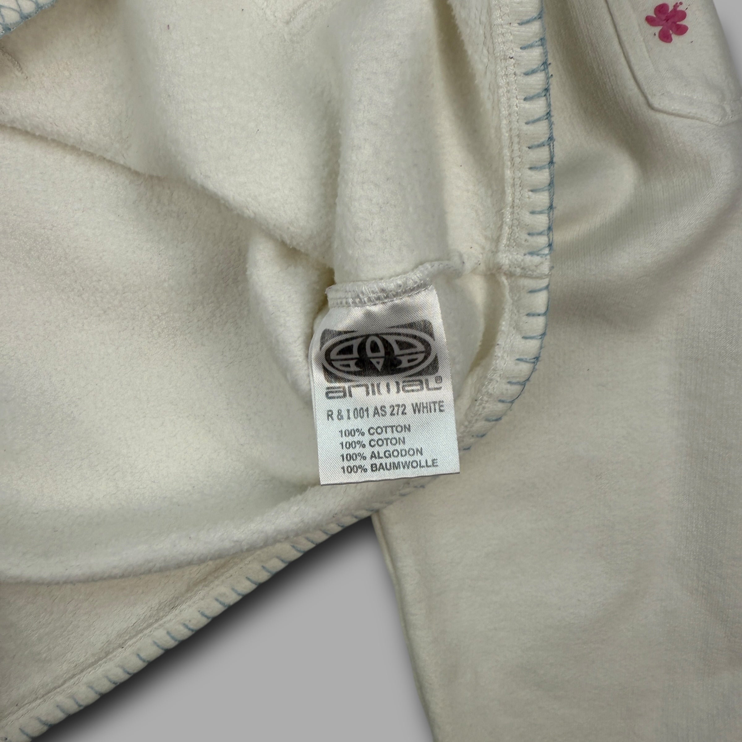 Animal 2000's cropped graphic spellout hoodie (S-L) wms