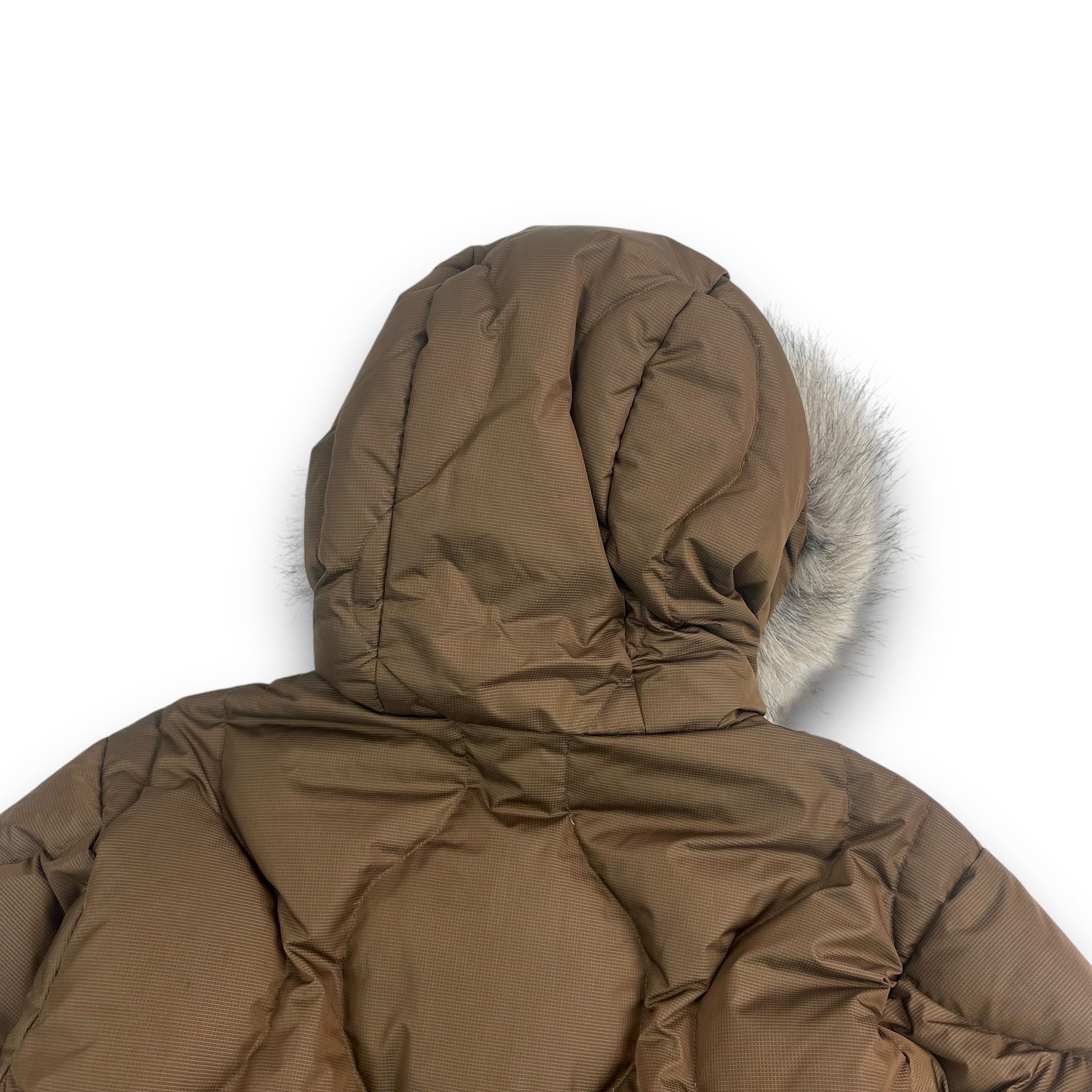 Salomon 2006 down-filled fur hood puffer jacket (S) wms