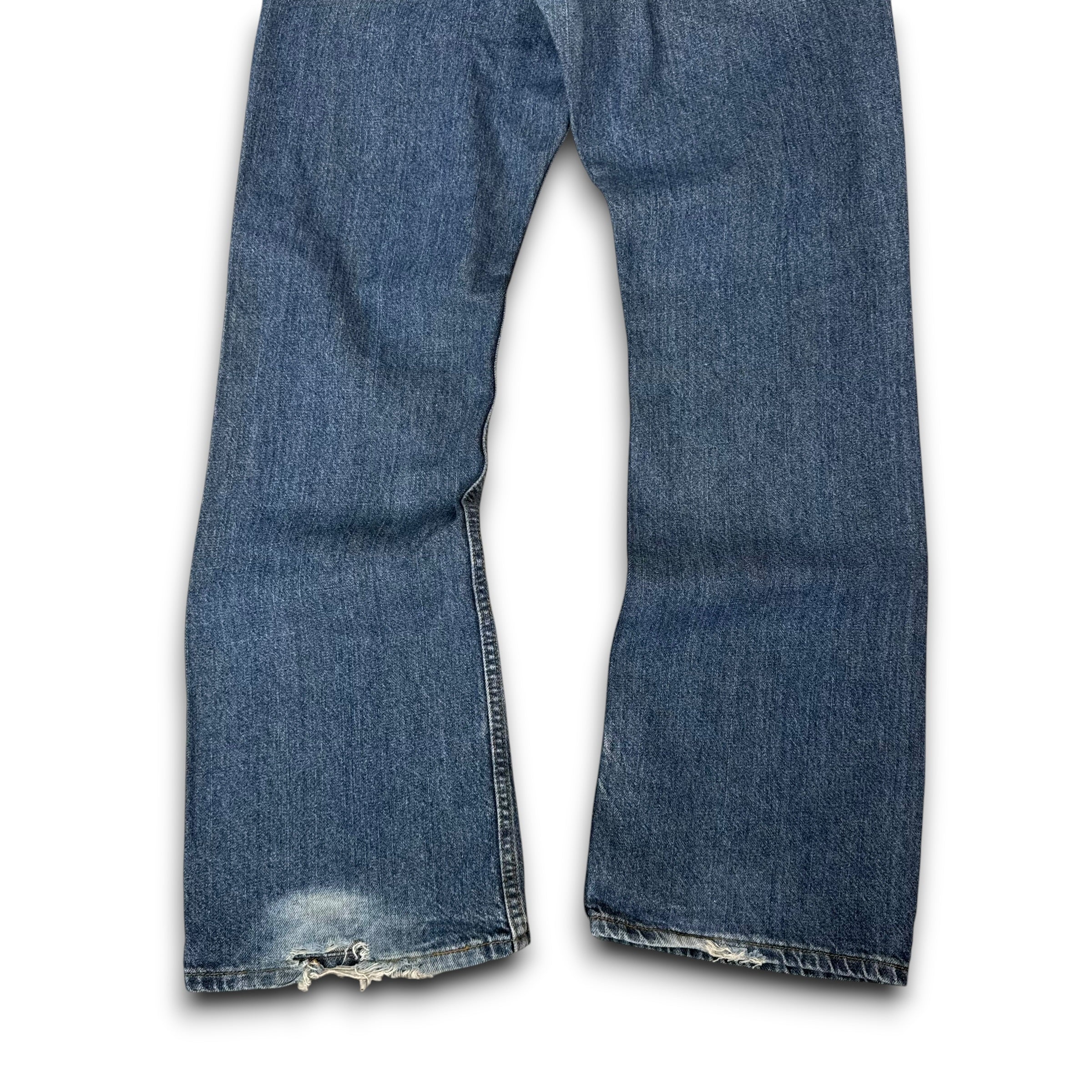 Levi's 527 2000's dark low bootcut denim jeans (M)
