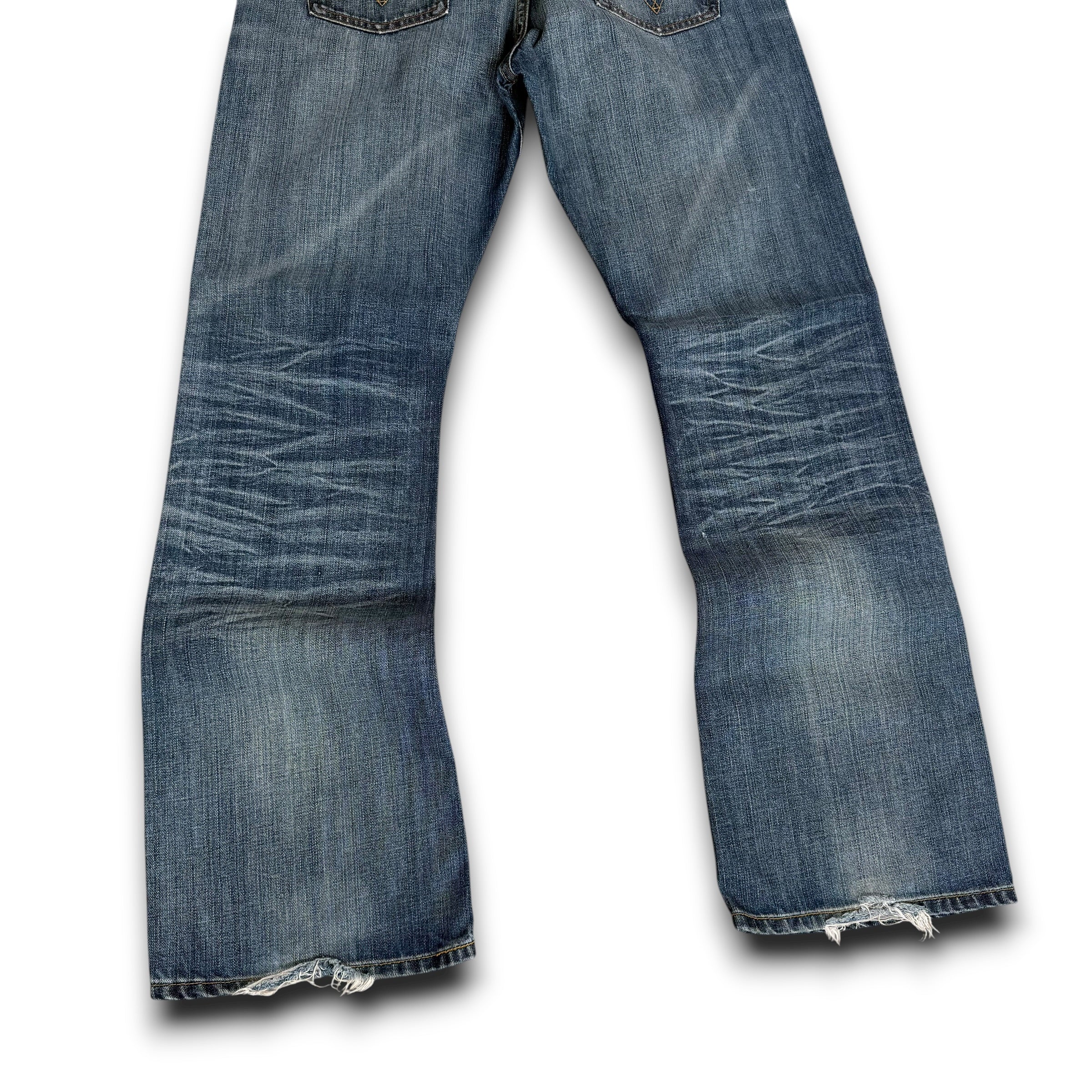 Levi's 512 2000's relaxed fit worn denim bootcut jeans (M-L)