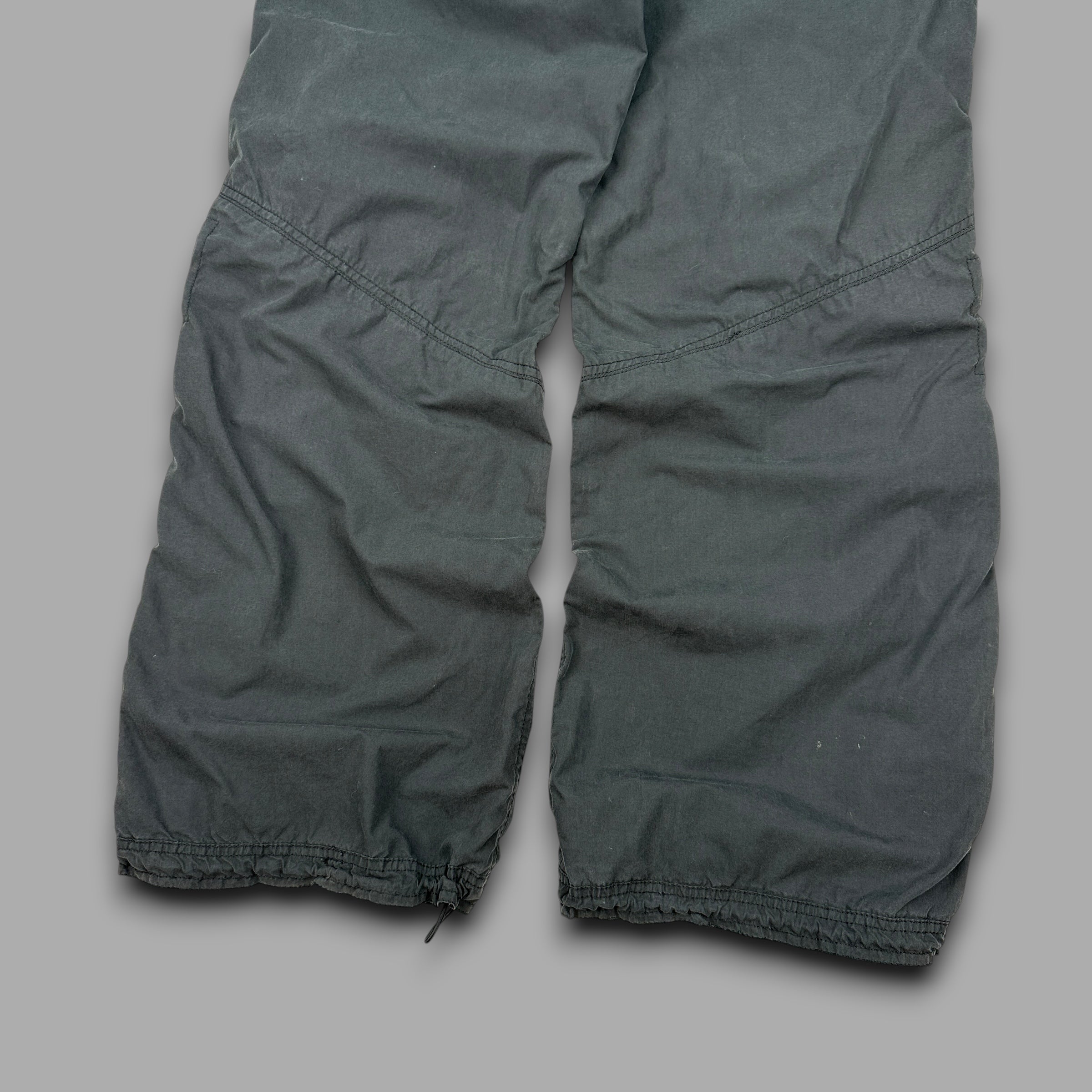 Nike 2000's technical baggy wide leg parachute bottoms (S)