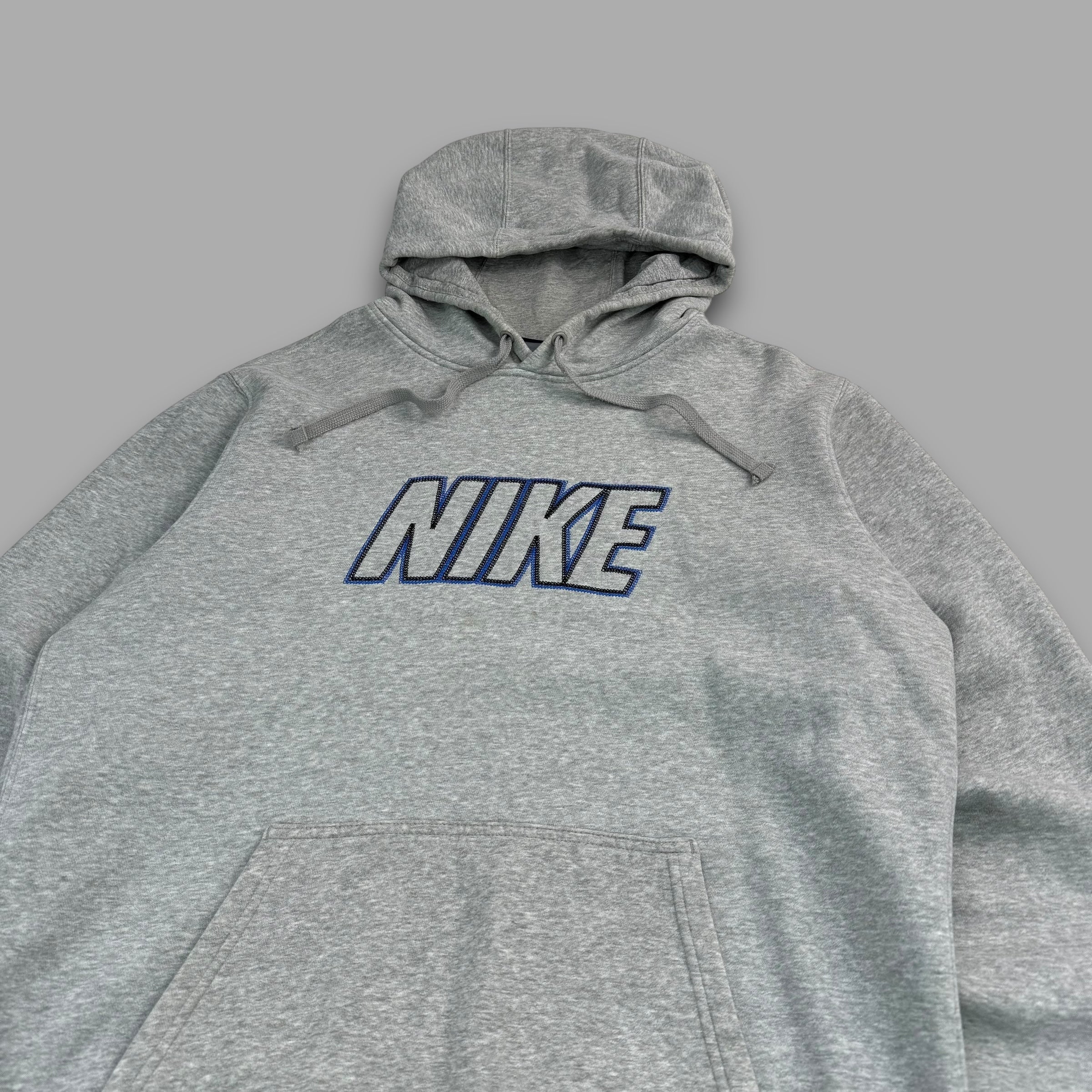 Nike 2000's spellout embroidered club hoodie (M)