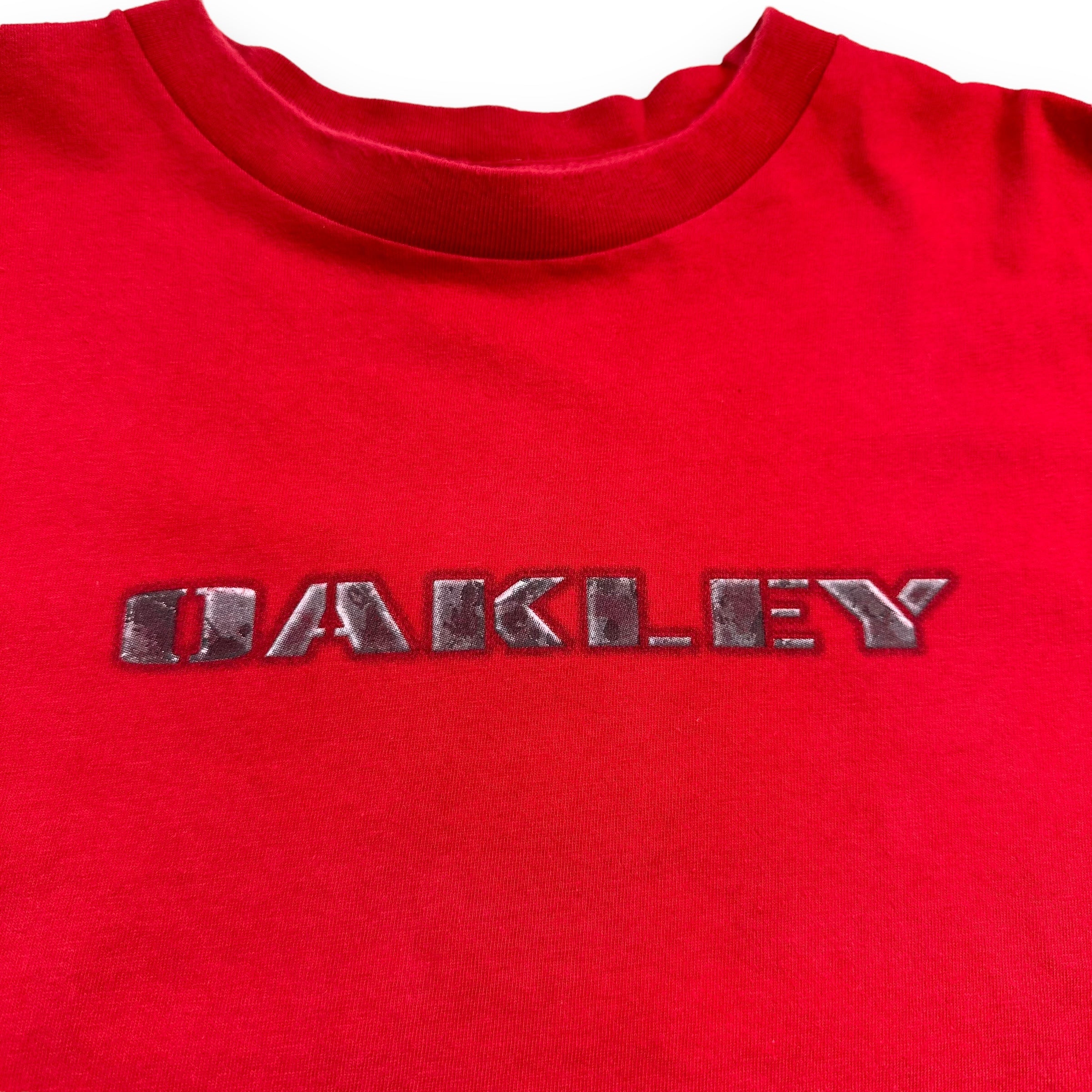 Oakley 2000's graphic spellout tee (XL)