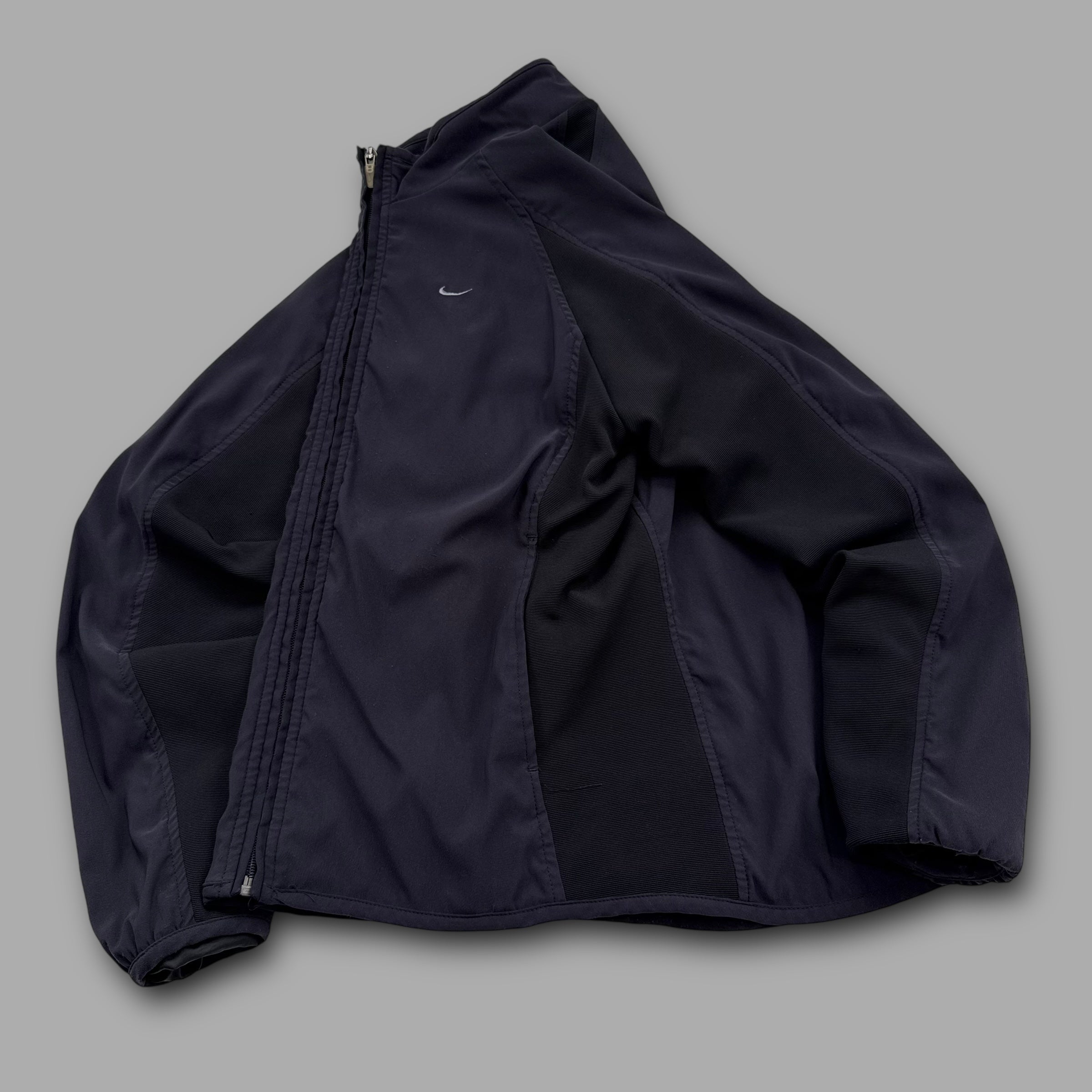 Nike 2000's technical panelled articulated softshell track jacket (S)
