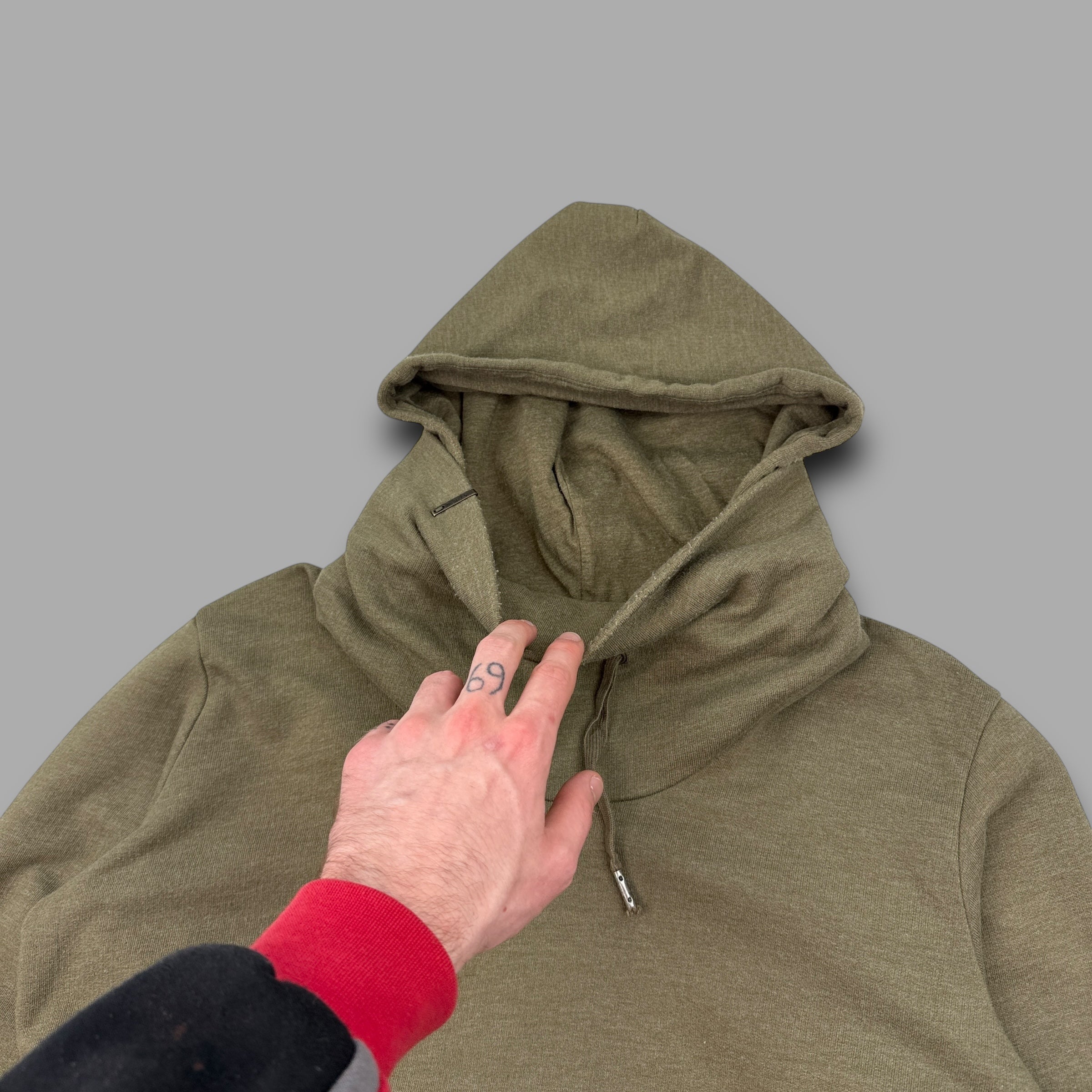 Diesel 2000's technical balaclava pullover hoodie (L)