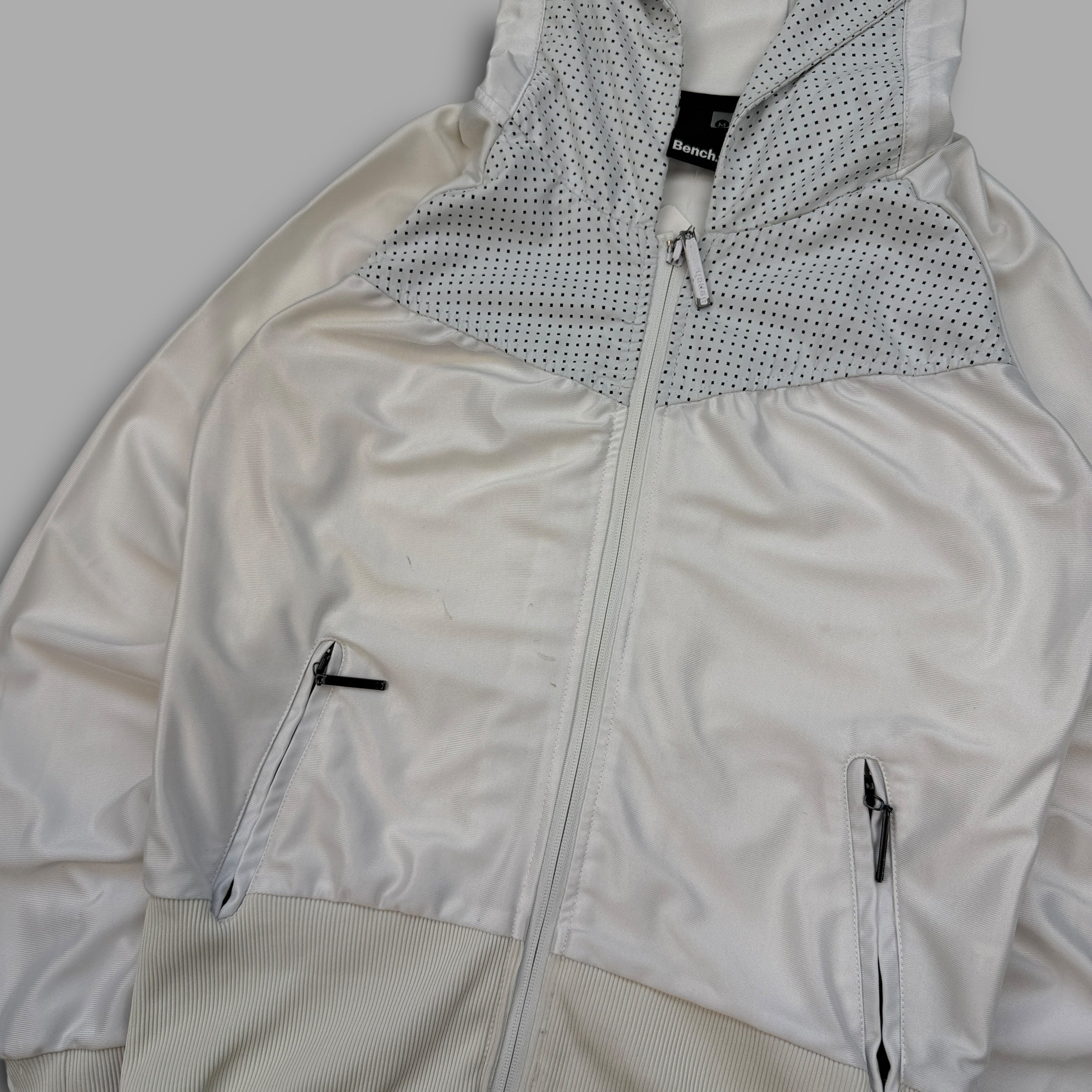 Bench 2000's perforated zip up hoodie (S-M) wms