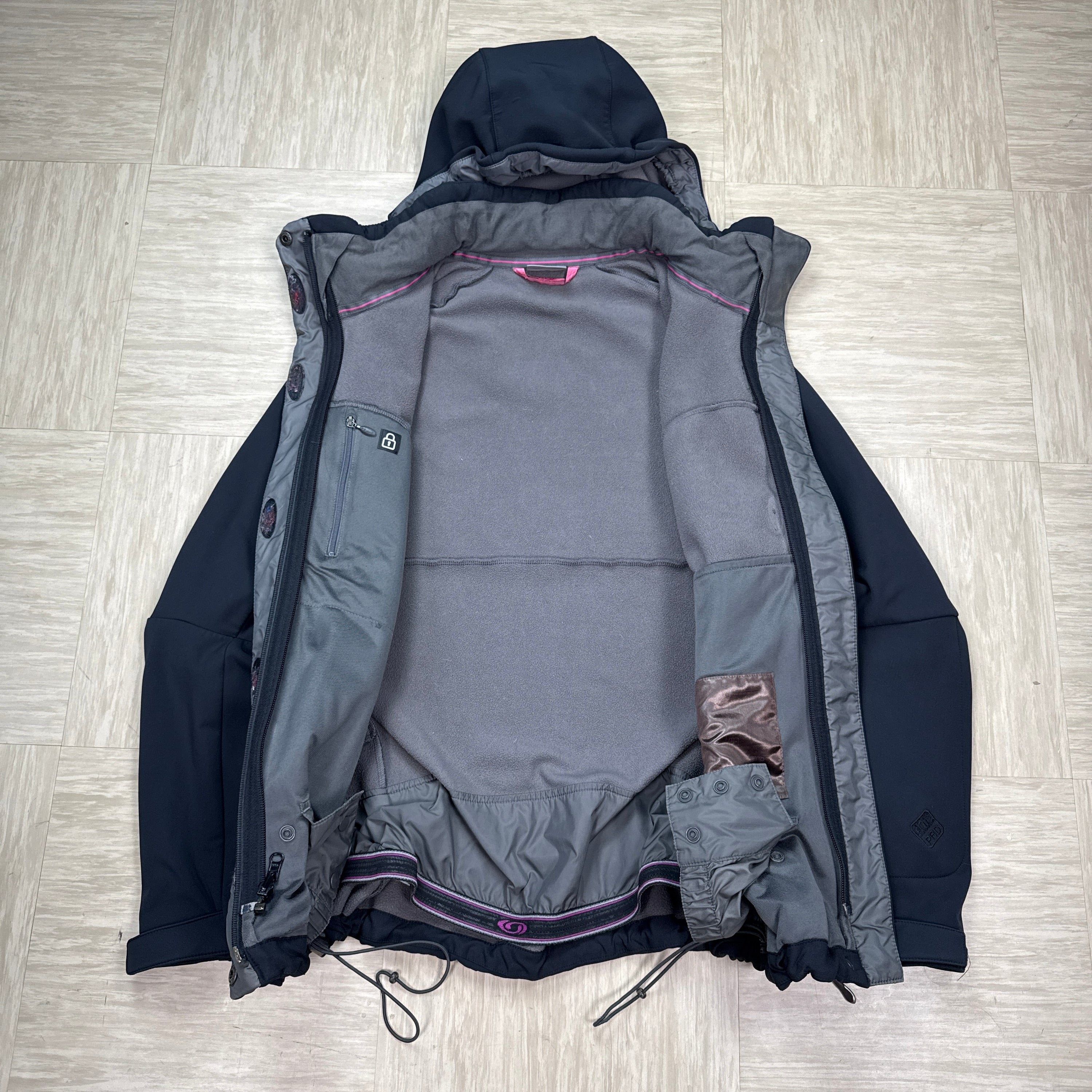 Salomon 2008 technical clima pro softshell ski jacket (L) wms
