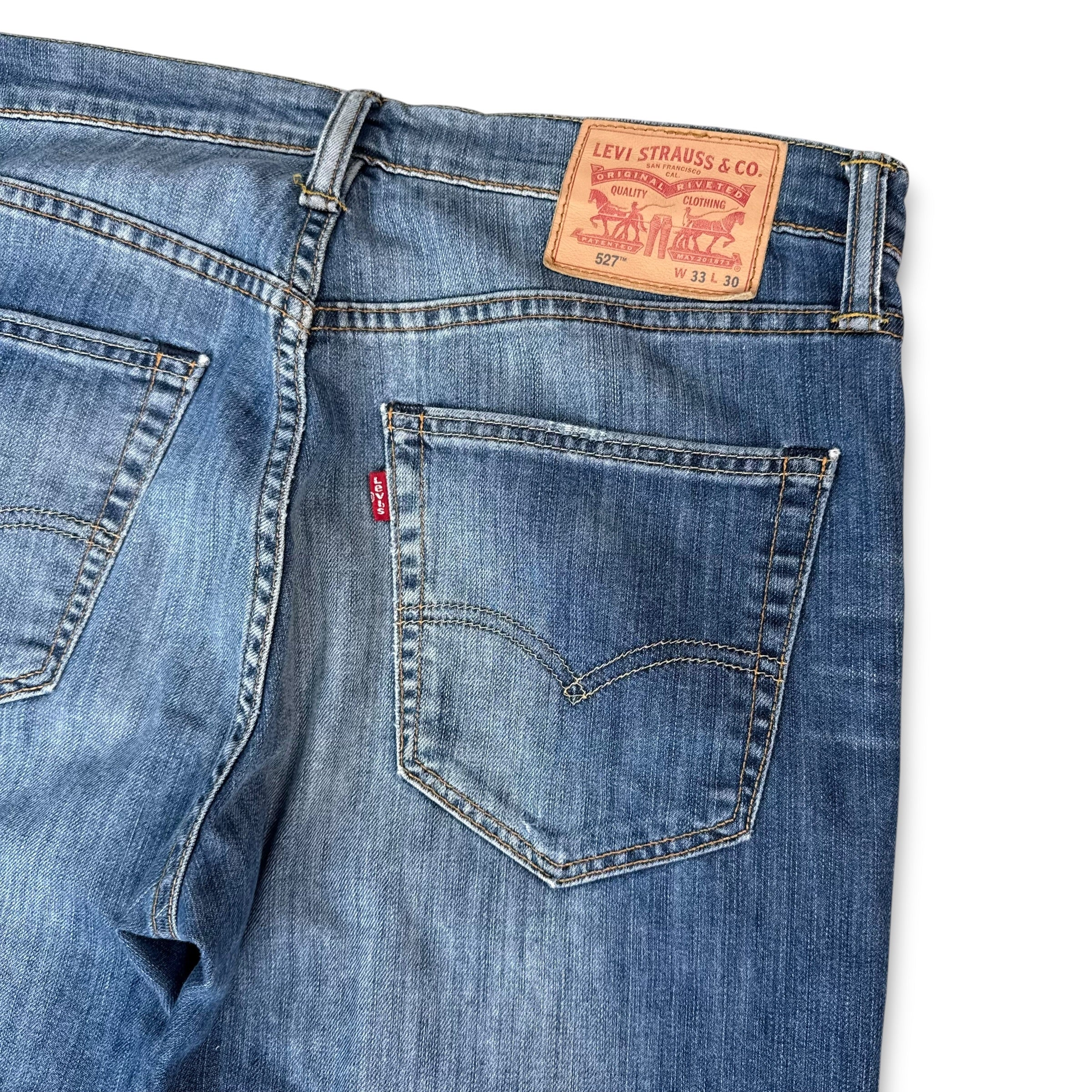 Levi's 527 2000's relaxed fit denim bootcut jeans (S)