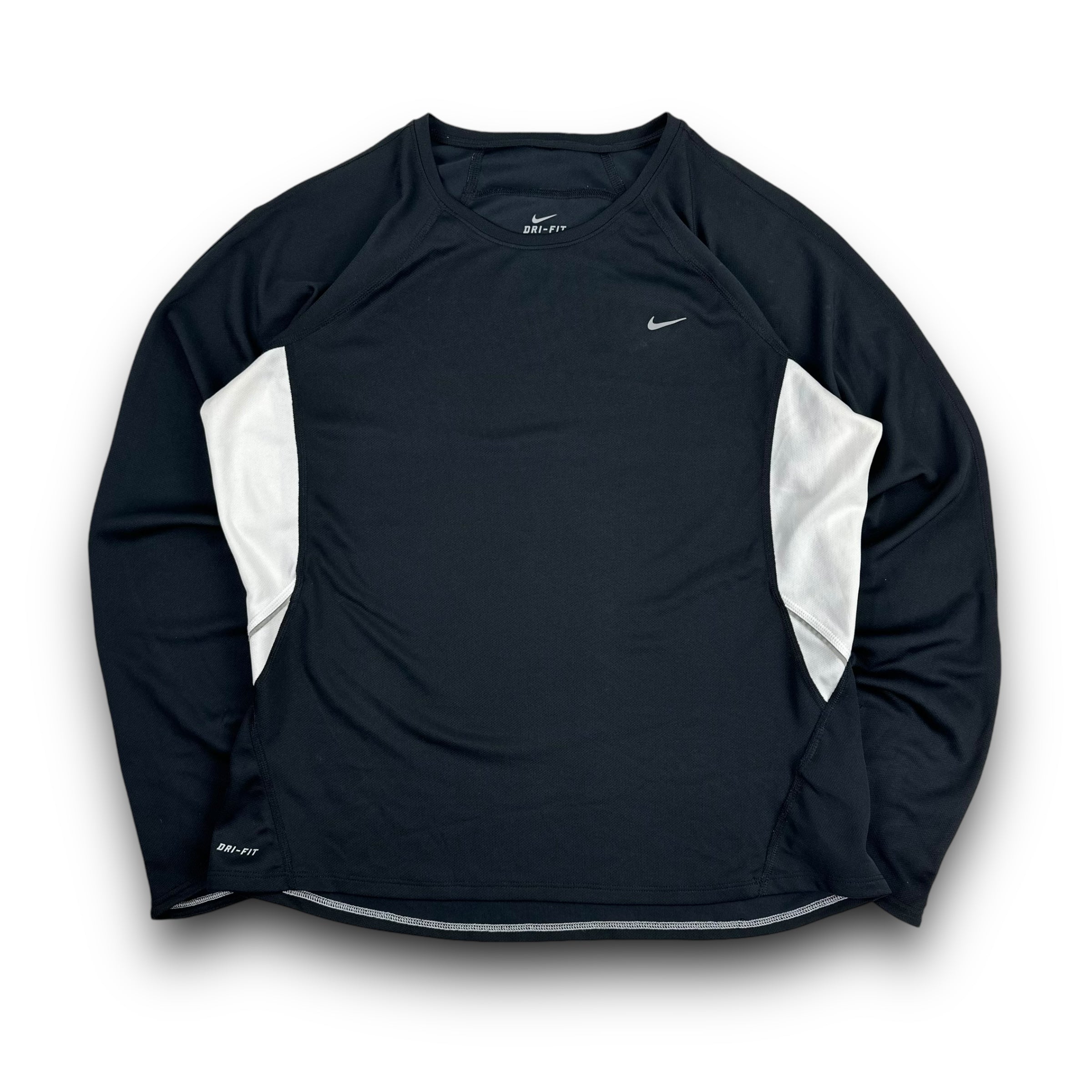 Nike 2000's paneled dri-fit long sleeve (S)