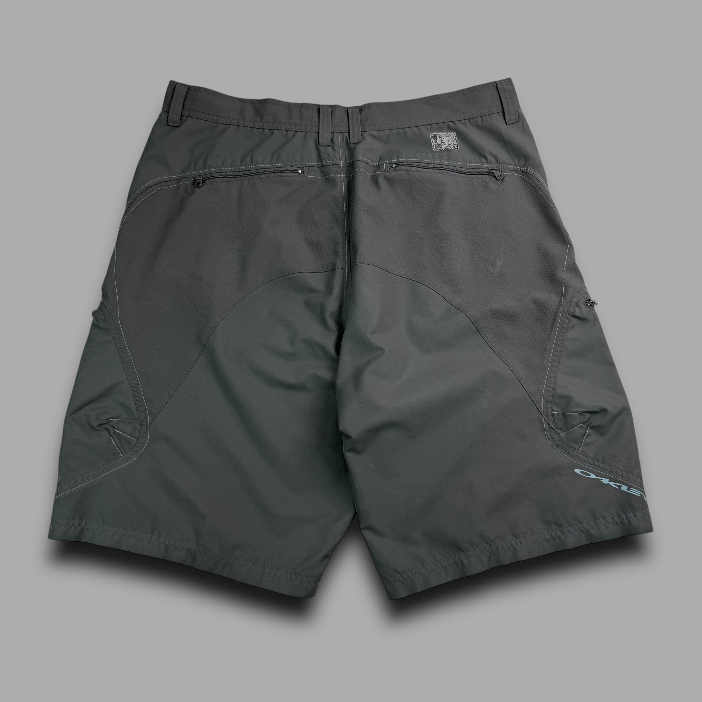 Oakley 2005 technical panelled baggy shorts (L)