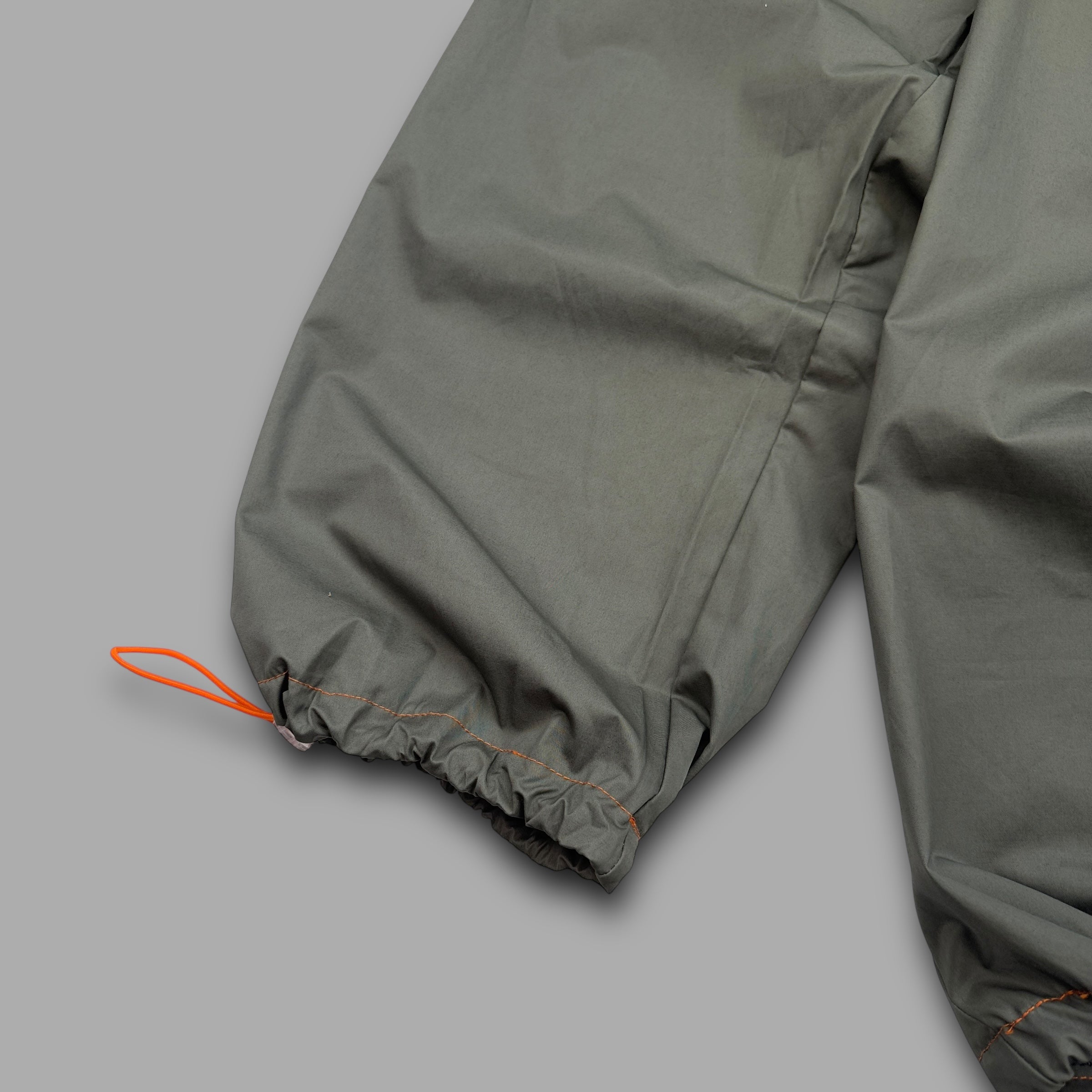 Diesel 2000's technical contrast stitch baggy nylon parachute pants (M)