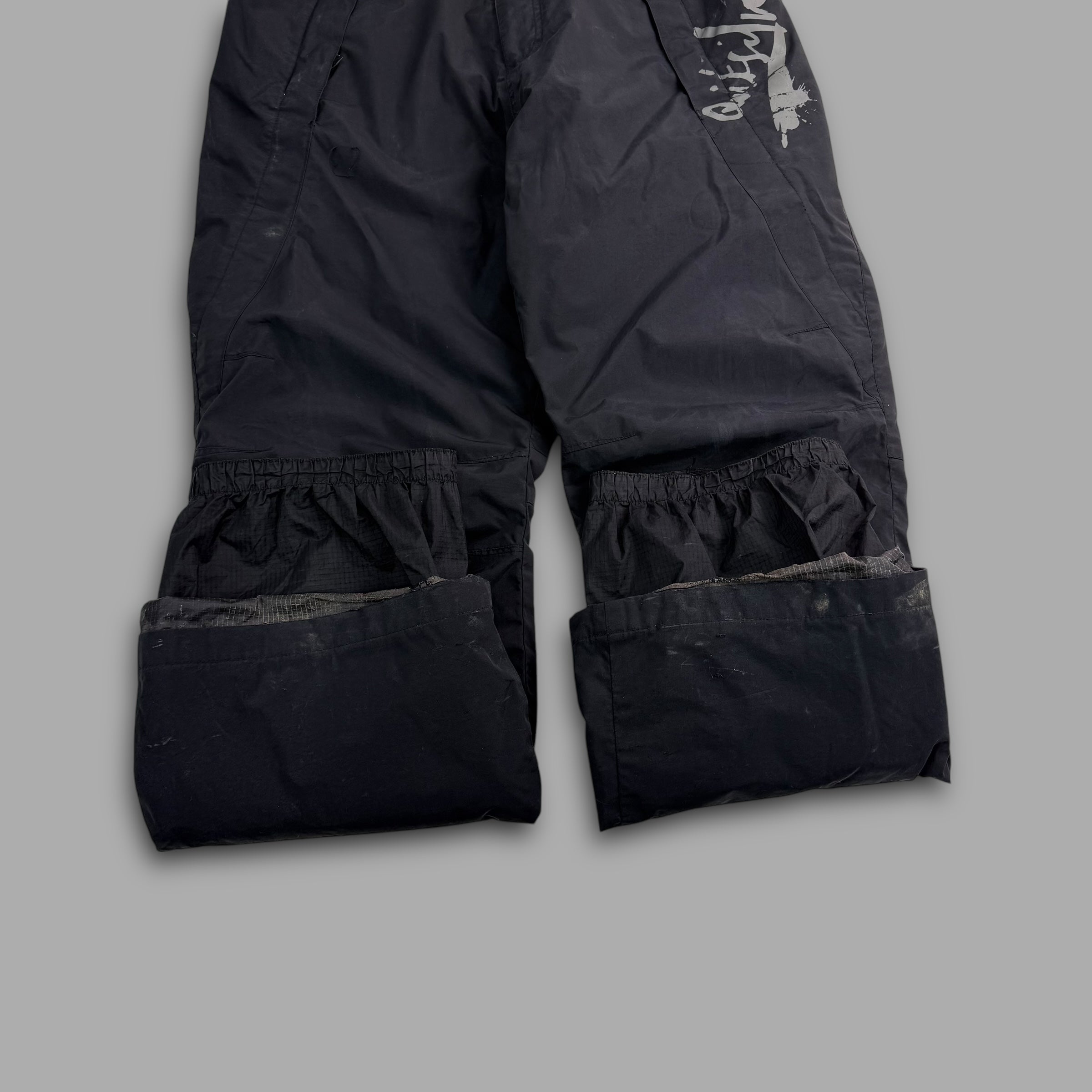 Quiksilver x-series 2000's technical baggy ski sallopettes (M)