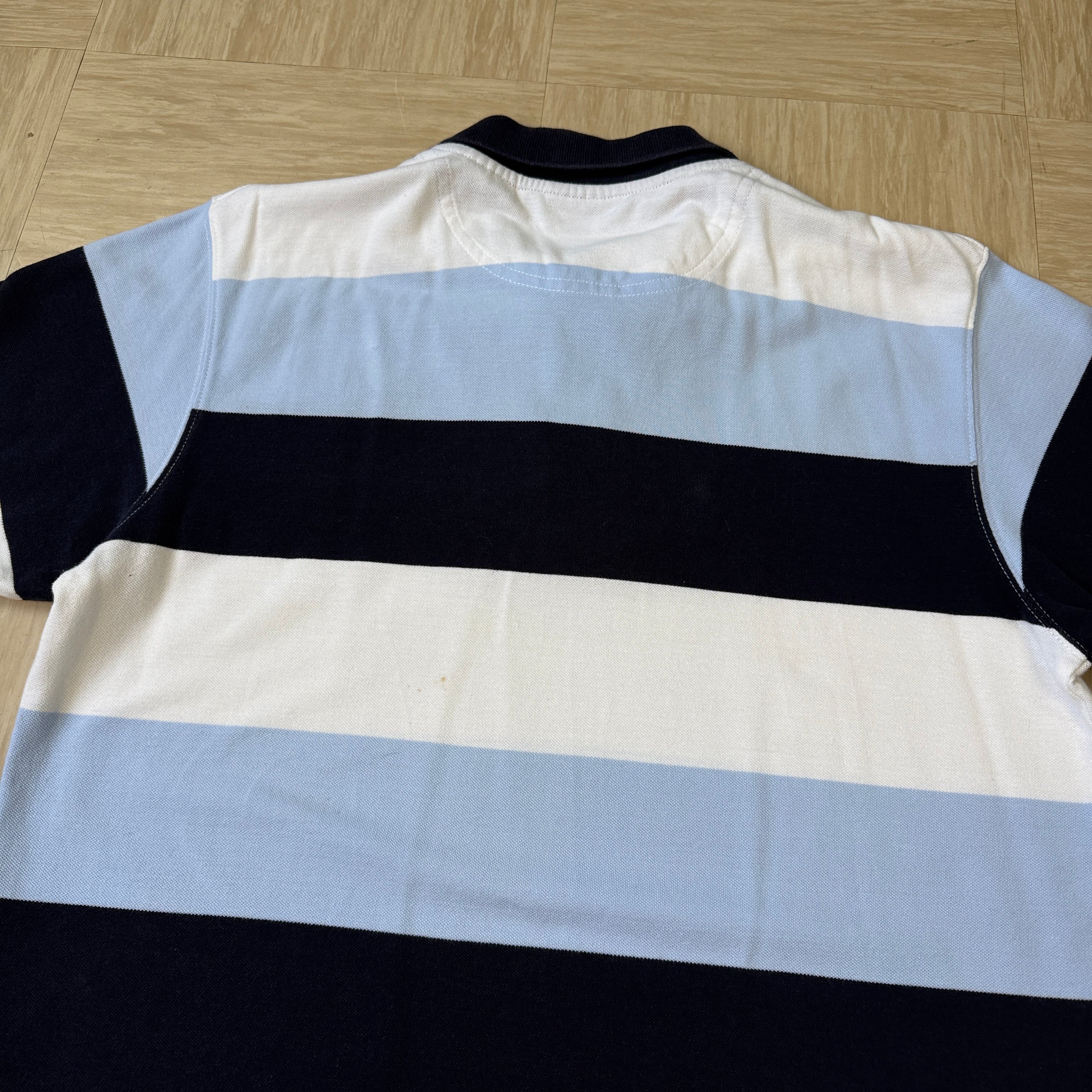 Timberland 2006 horizontal striped polo shirt (L)