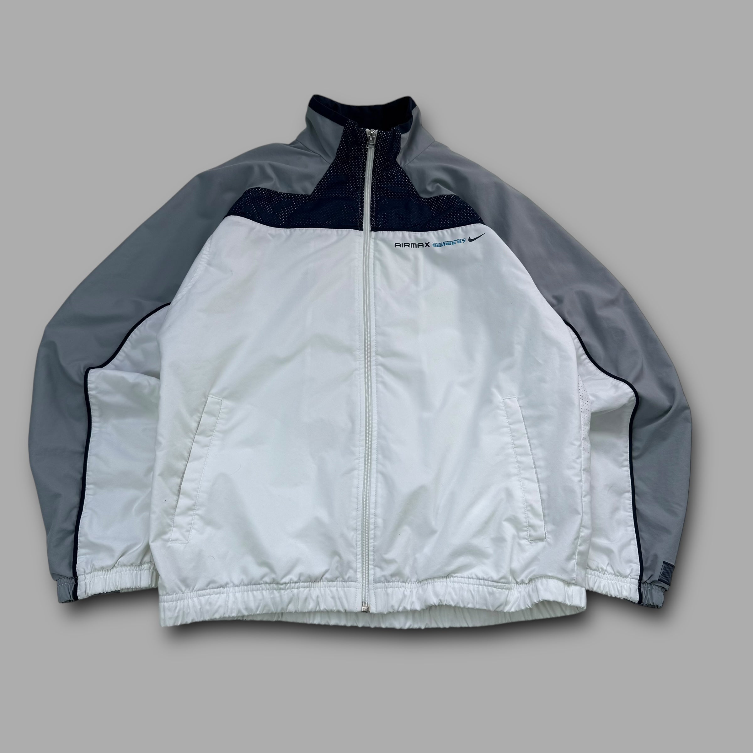 Nike 2000's airmax series 87 spellout track jacket (M)