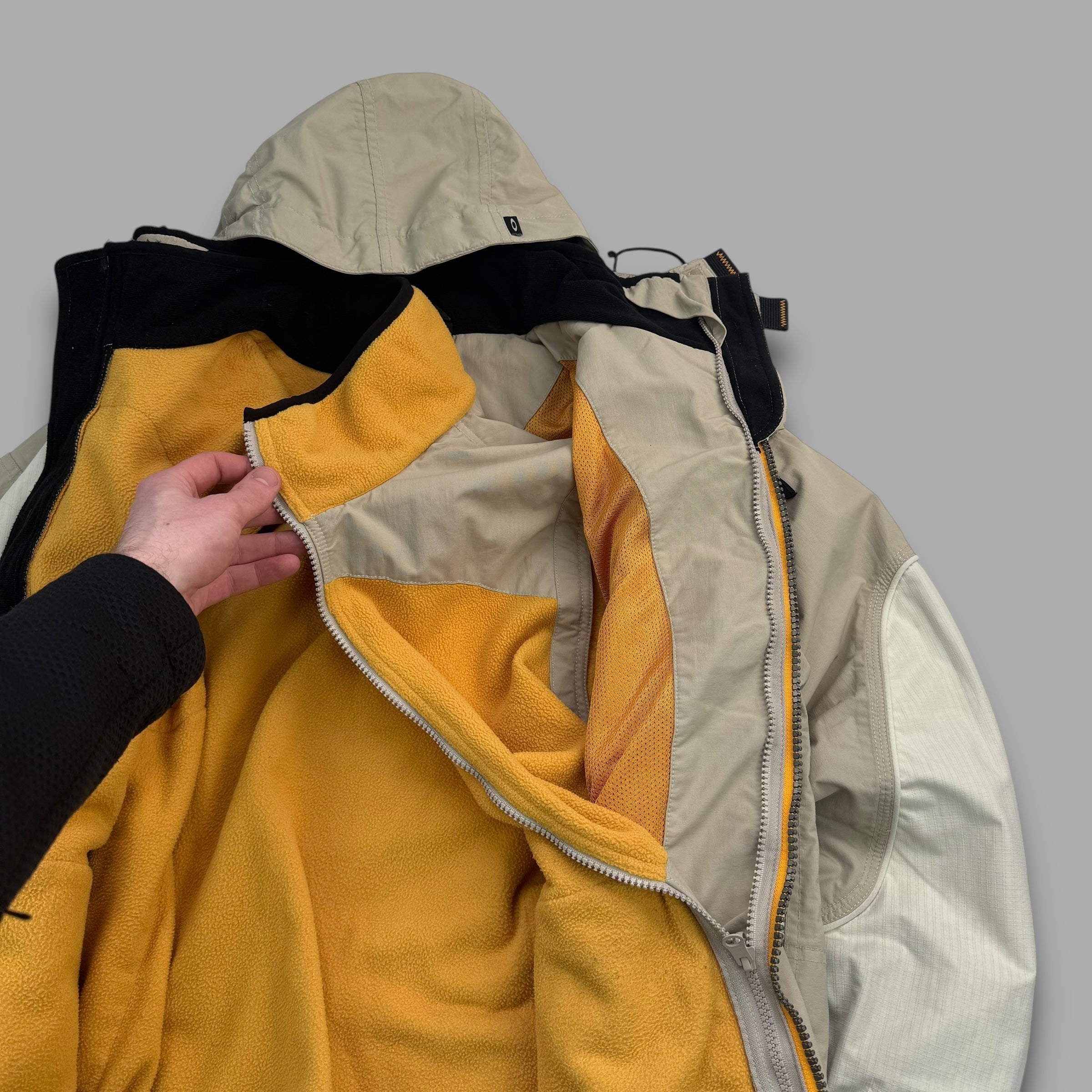 Oakley software 2000's technical 2in1 gilet and shell jacket (L