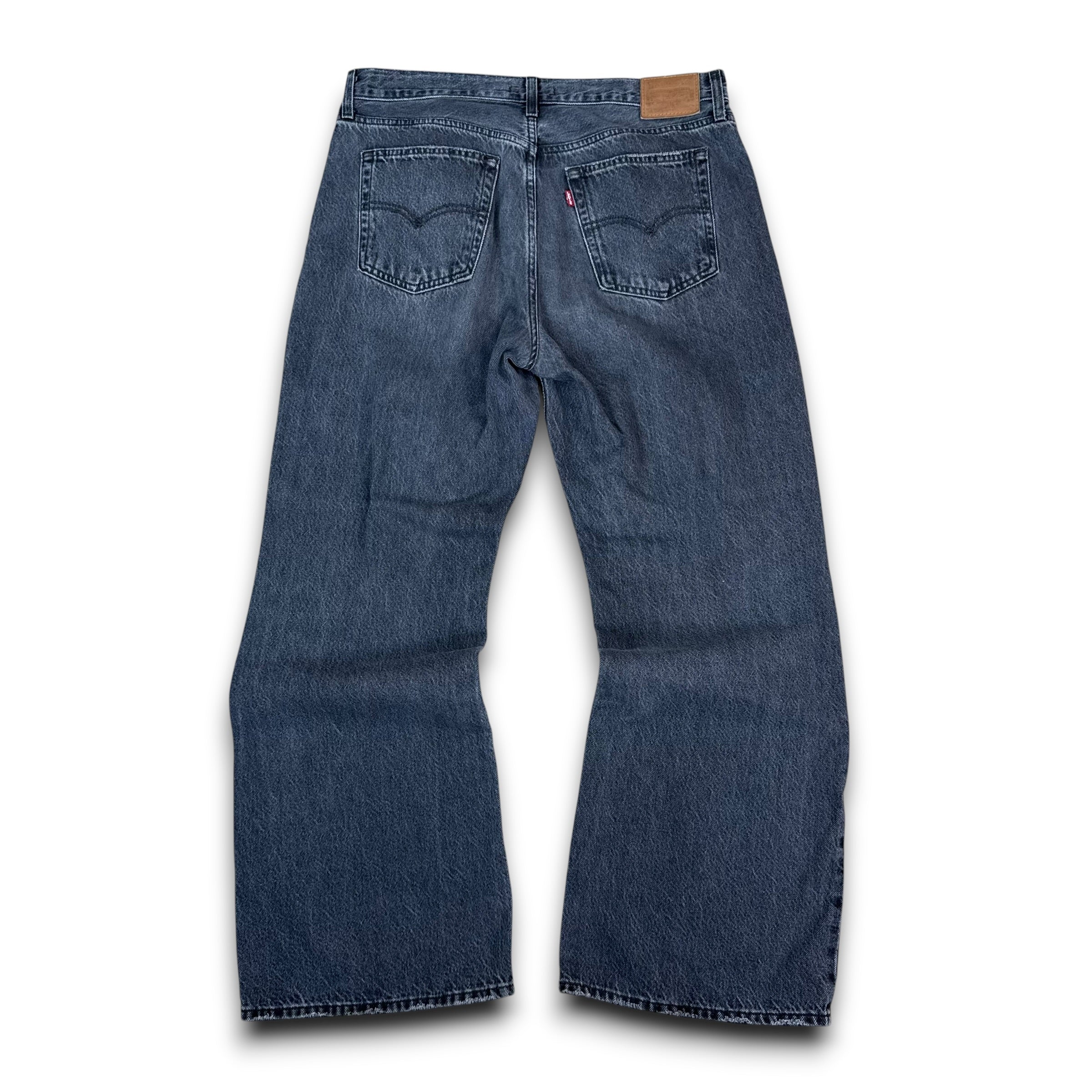 Levi's 2000's grey denim baggy bootcut jeans (M)