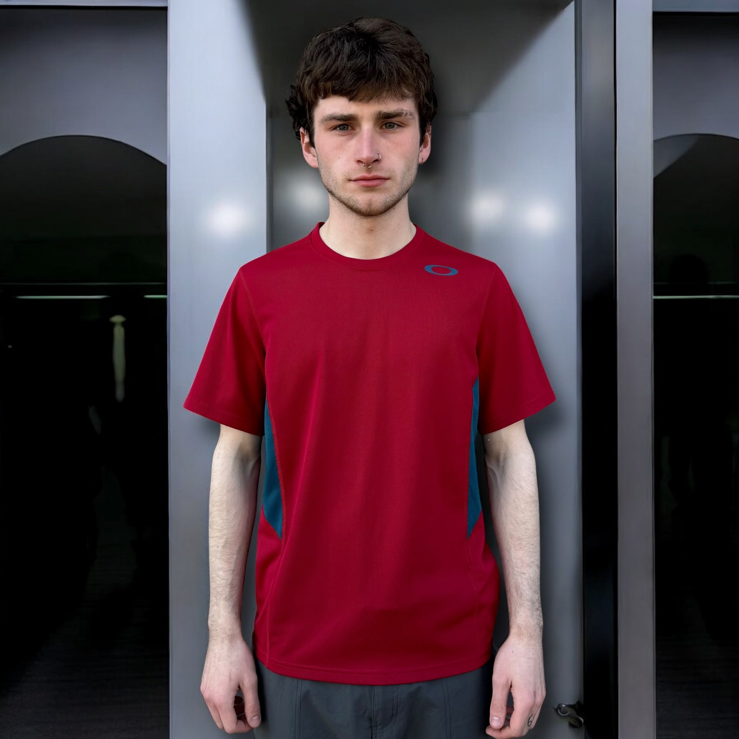 Oakley 2015 technical panelled hydrolix active tee (S)