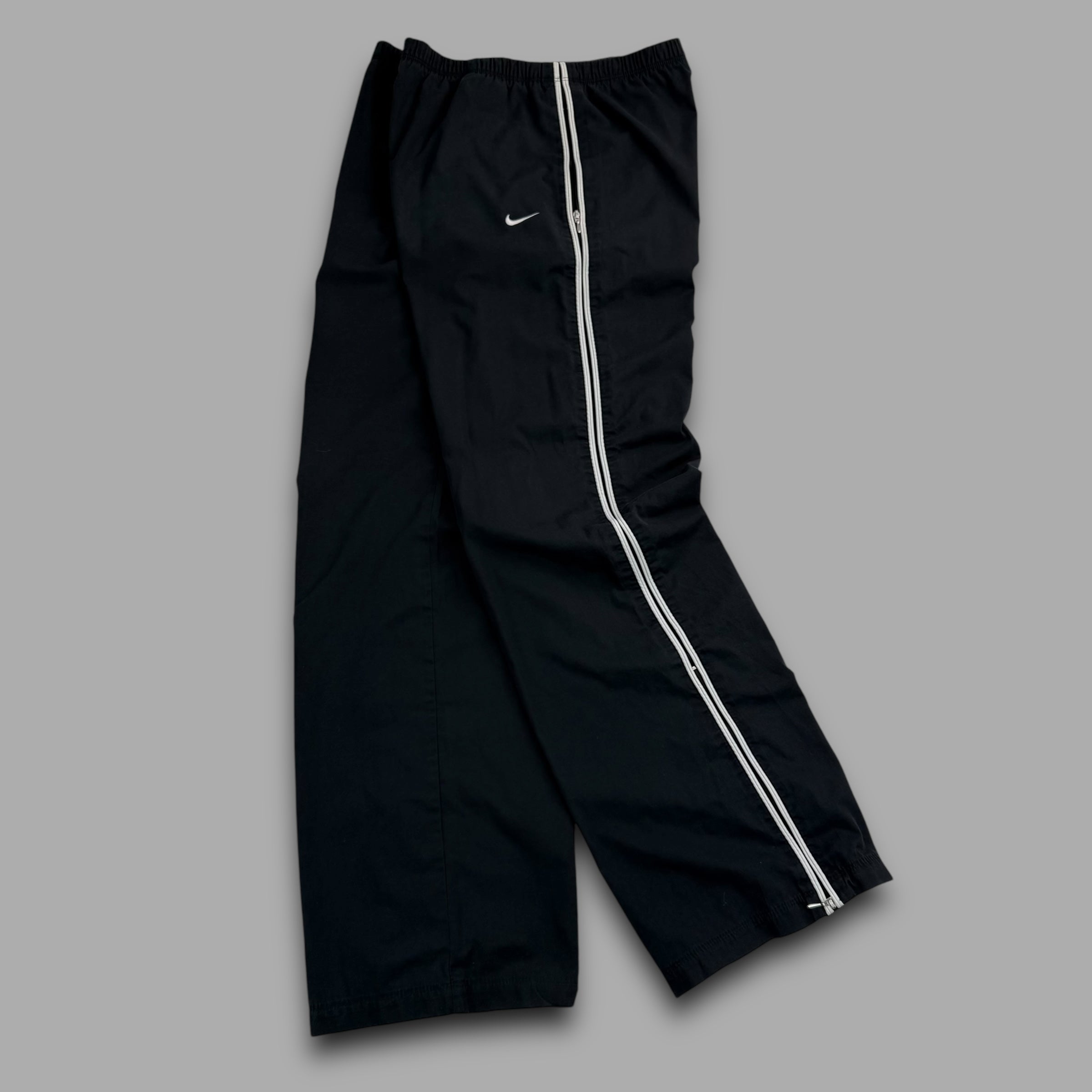 Nike 2000's straight leg pinstripe track bottoms (M) wms