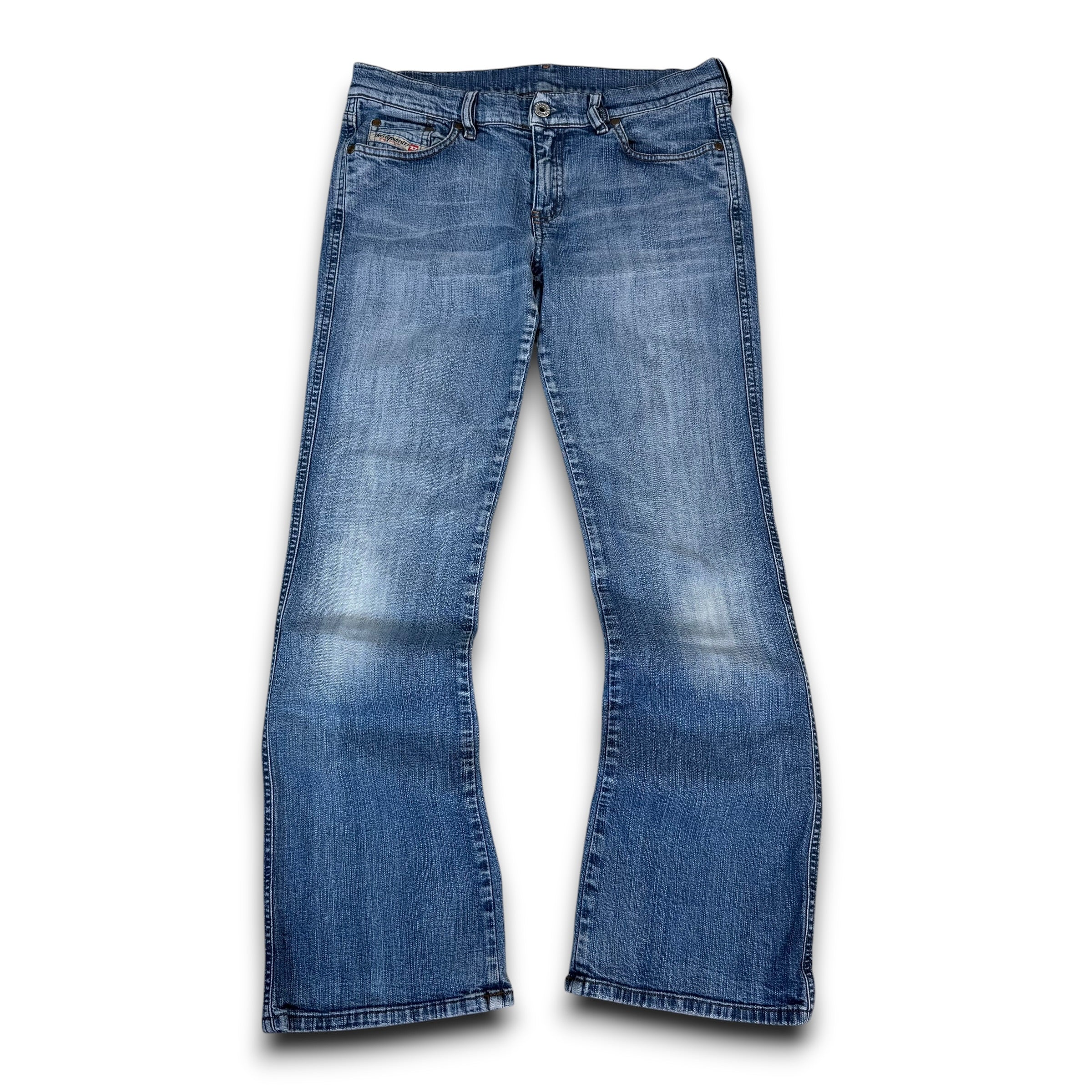 Diesel 2000's fitted light denim bootcut jeans (S) wms