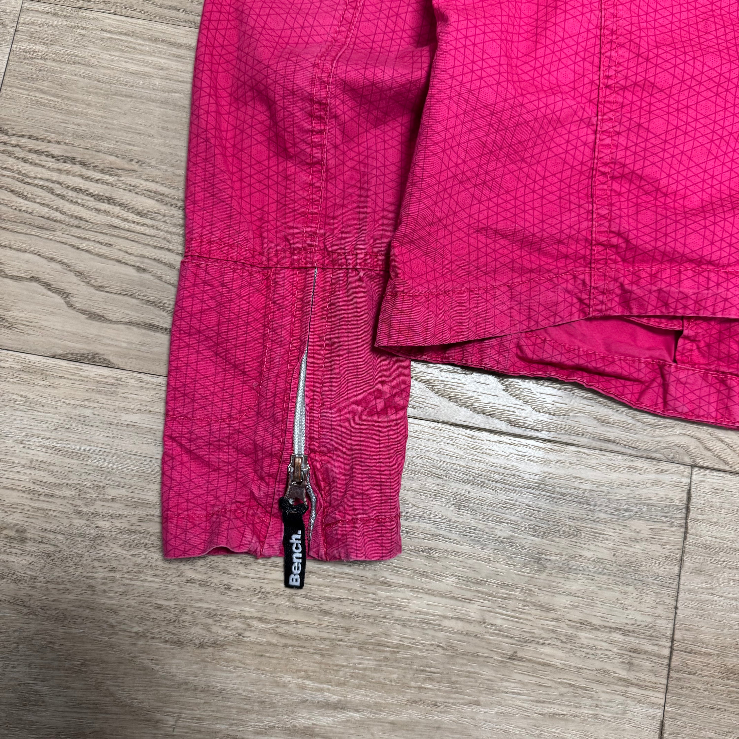 Bench 2000's cropped monogram zip up jacket (XS) wms