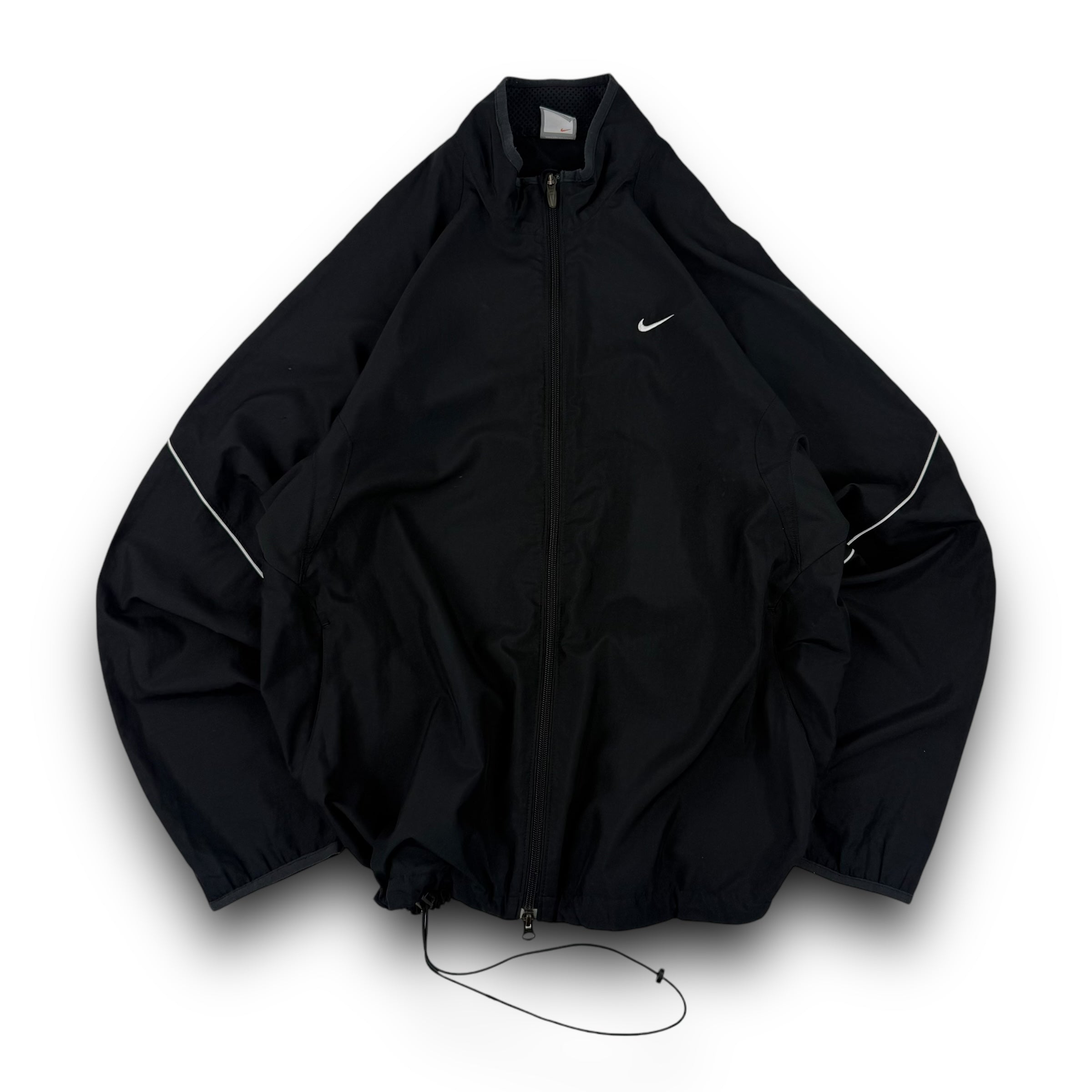 Nike 2000's technical lightweight pinstripe running jacket (L)