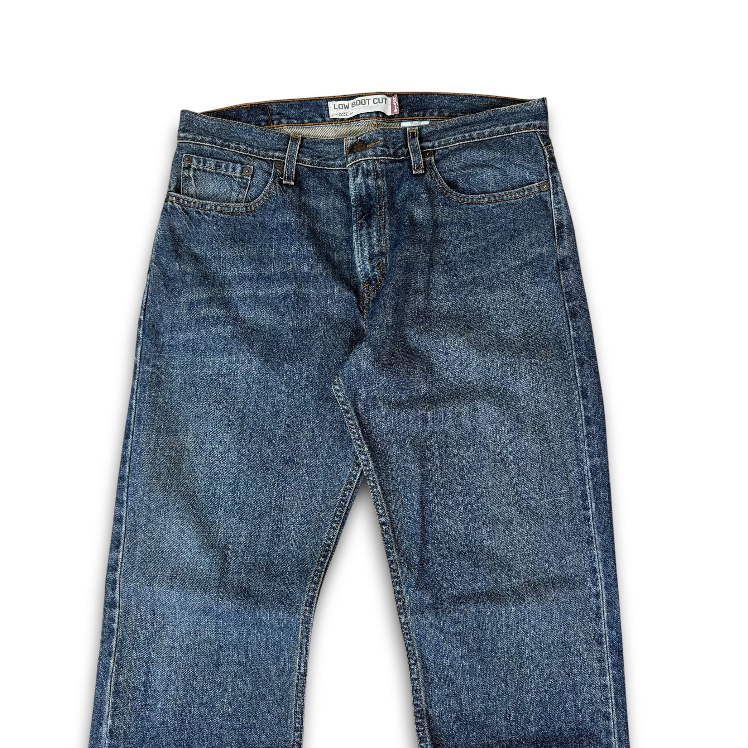 Levi's 527 2000's dark low bootcut denim jeans (M)
