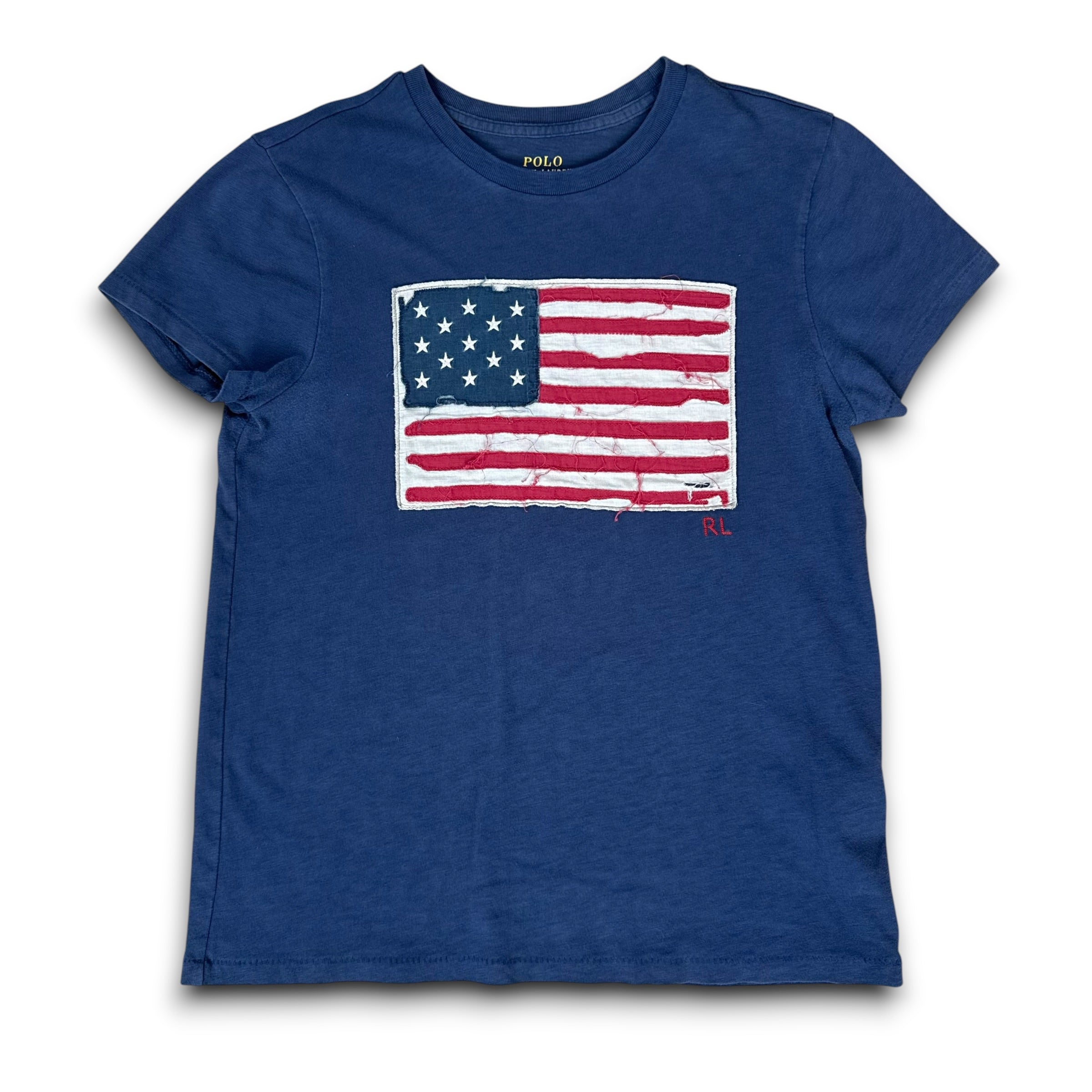 Ralph Lauren 2000's fitted USA flag tee (S)