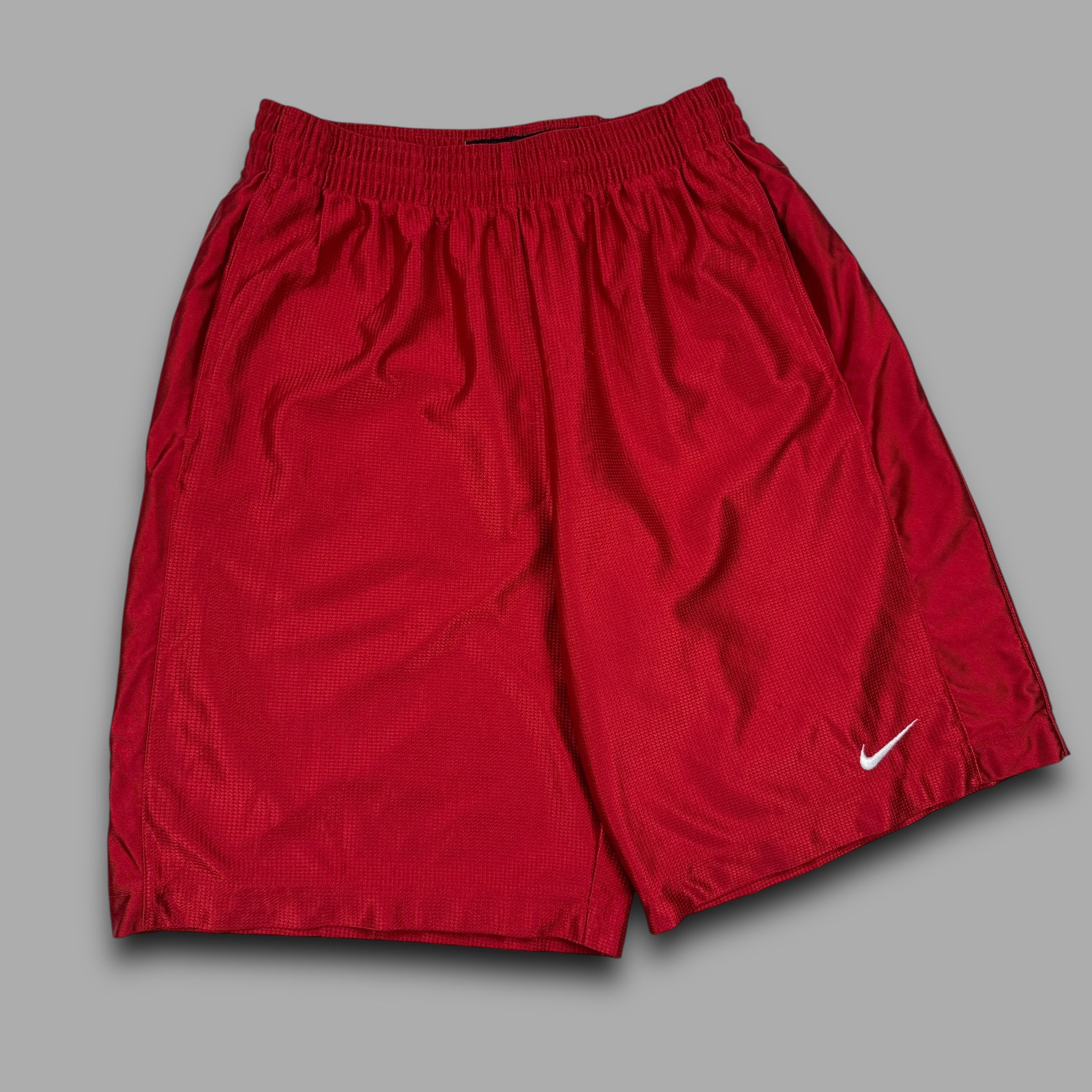 Nike 2000's nylon shimmer basketball shorts (M)