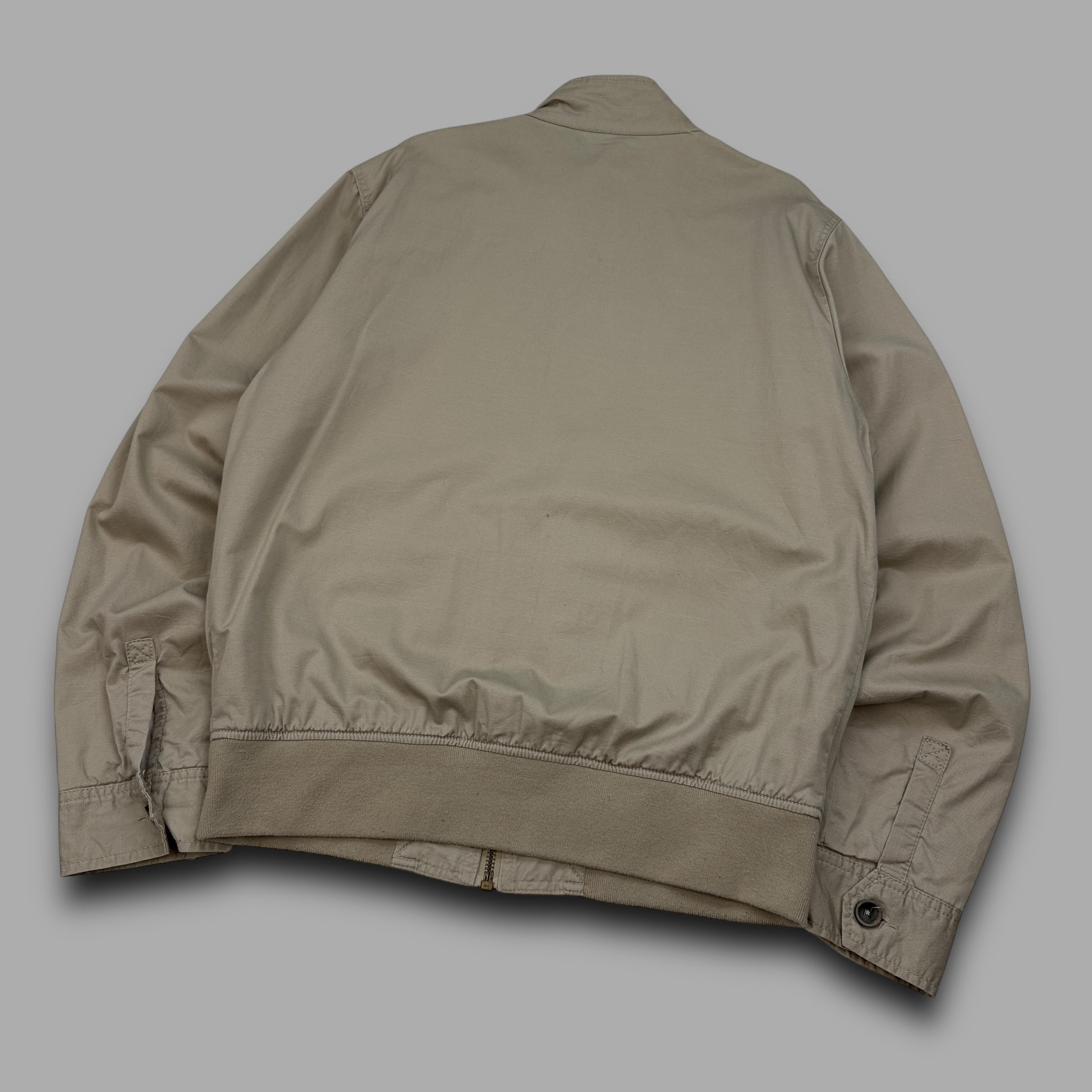 Quiksilver 2000's technical dual pocket harrington coach jacket (M)