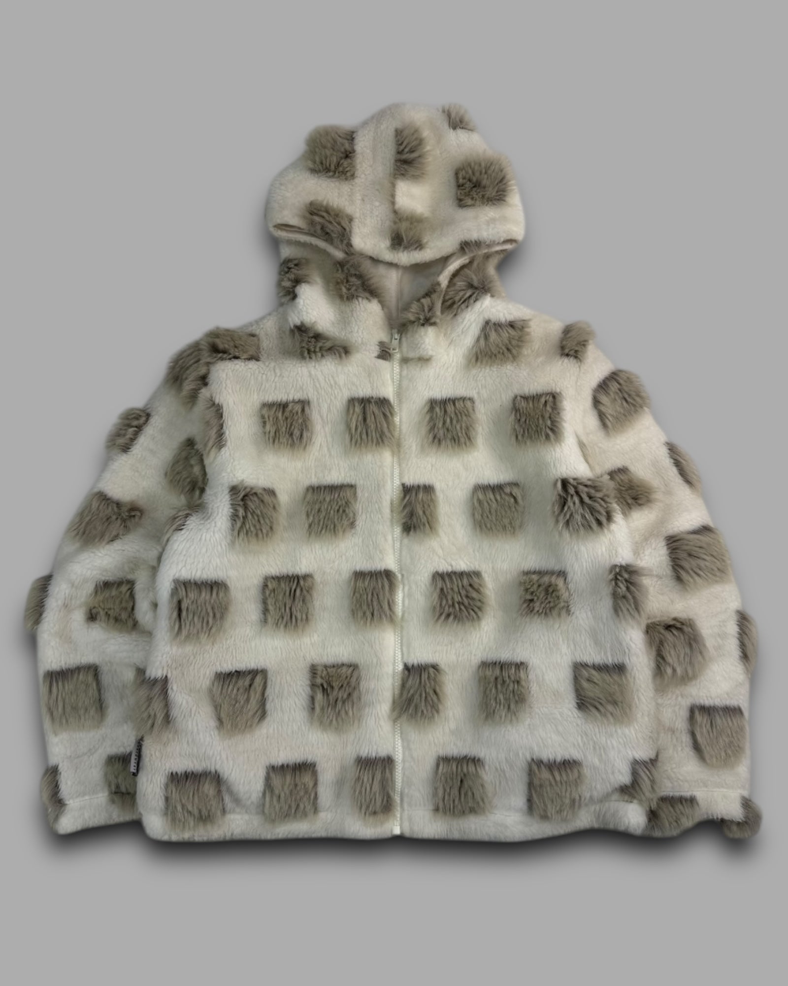 Tog24 technical 1990's modacrlic full-zip jacket (S)