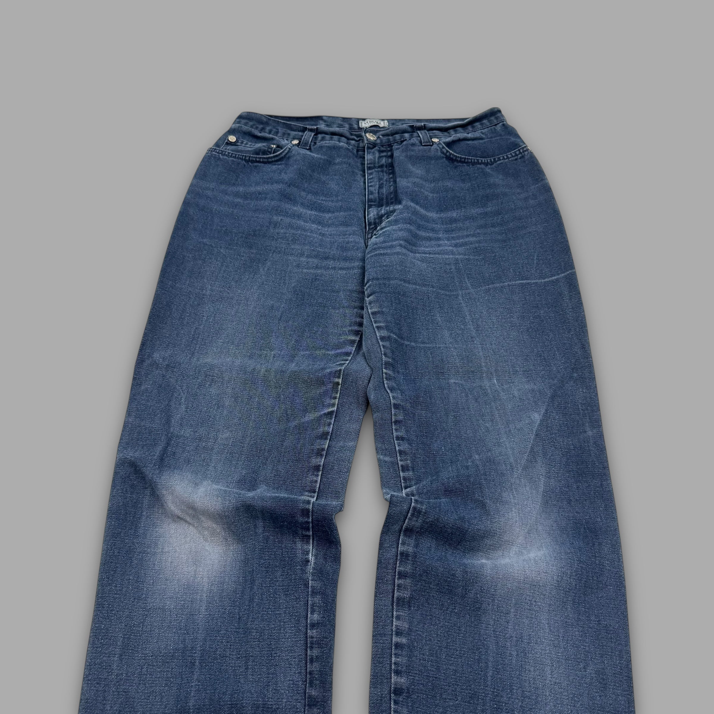 Versace classic tapered straight leg denim jeans (S-M)