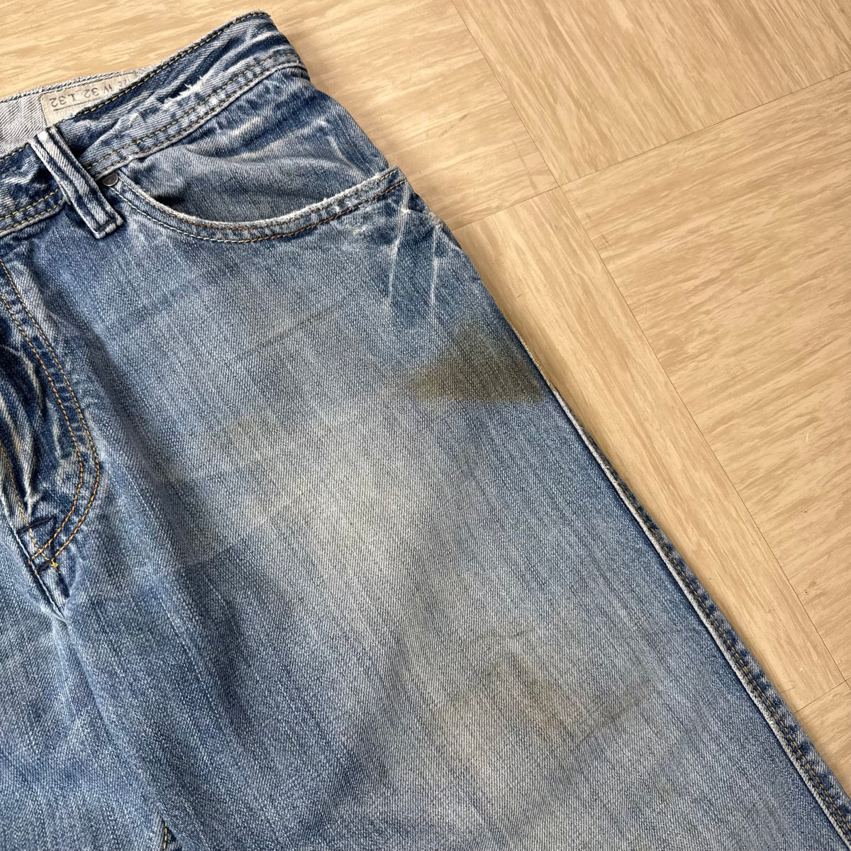 Diesel zaf 2000's relaxed flared bootcut denim jeans (S)